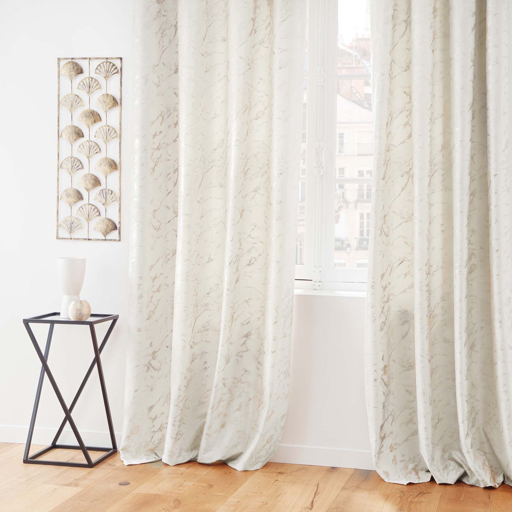 Rideau velours effet marbre — vue 6