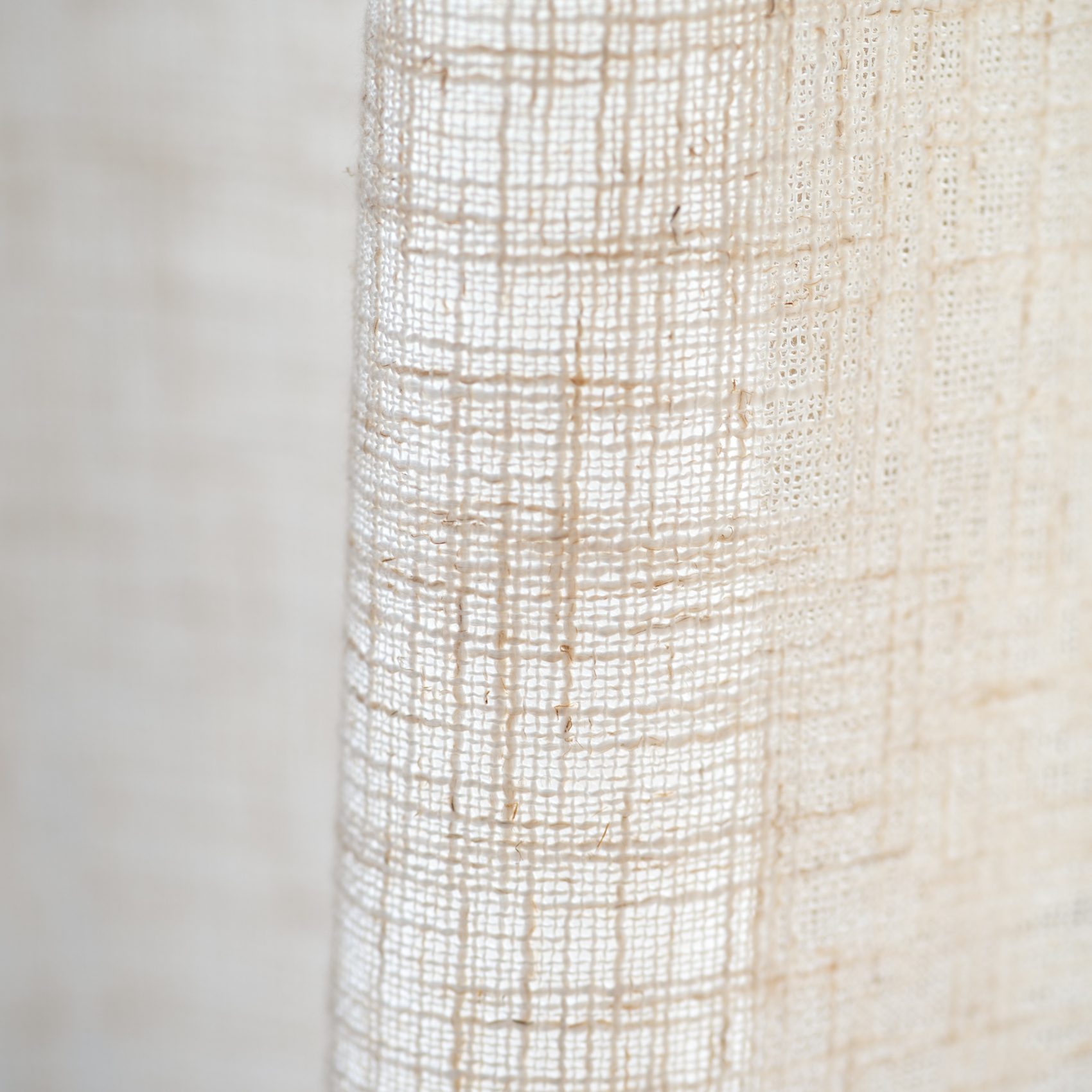 Tissu voilage poly-lin fil flammé — vue 3