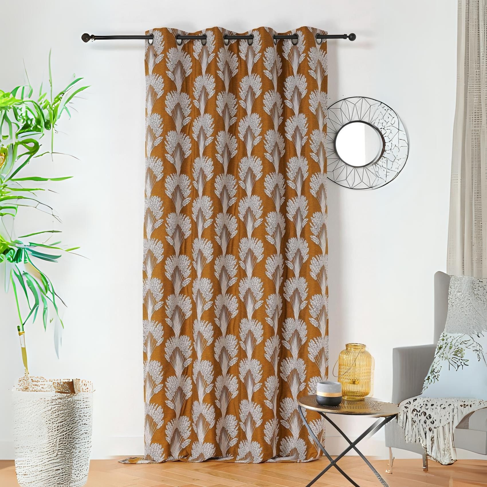 Rideau feuillages en fils recyclés — vue 5