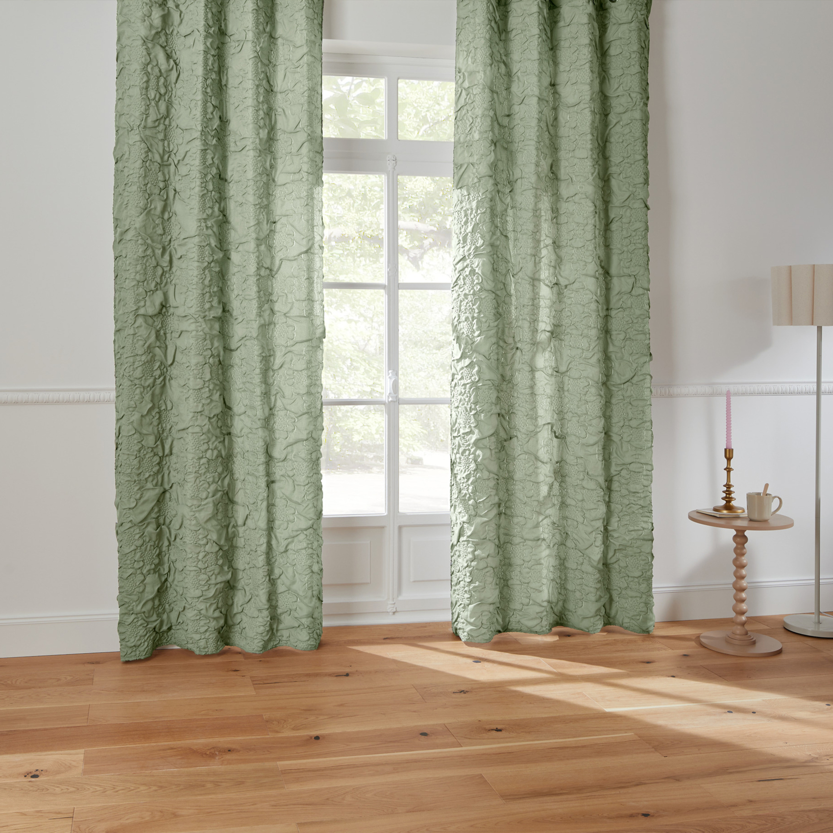 Rideau matelassé à œillets — vue 5