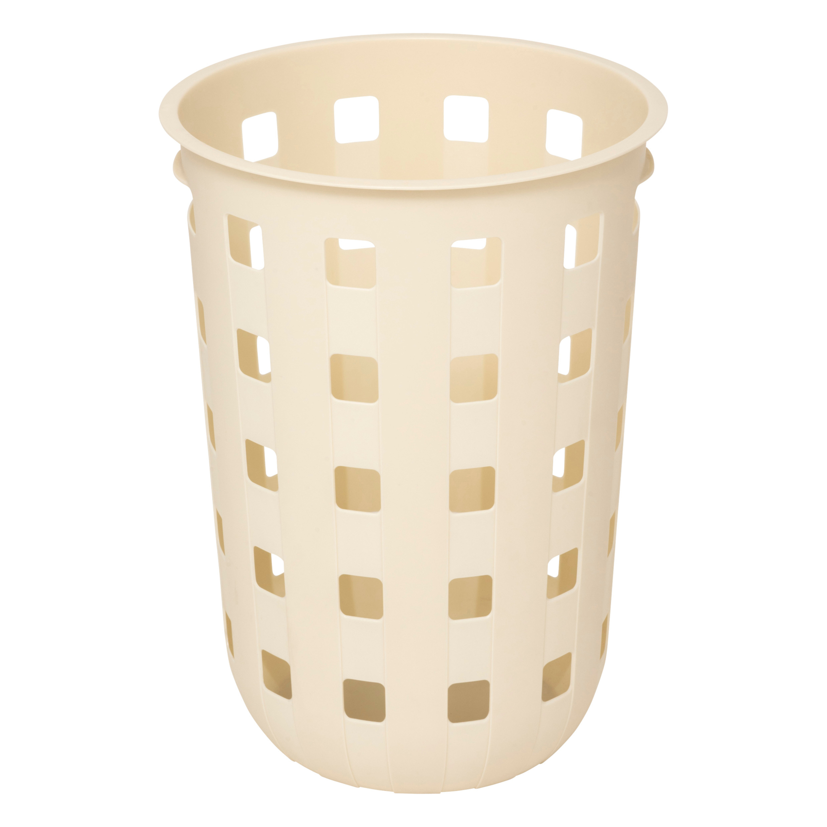 Panier à linge avec couvercle ajouré en bambou — vue 3