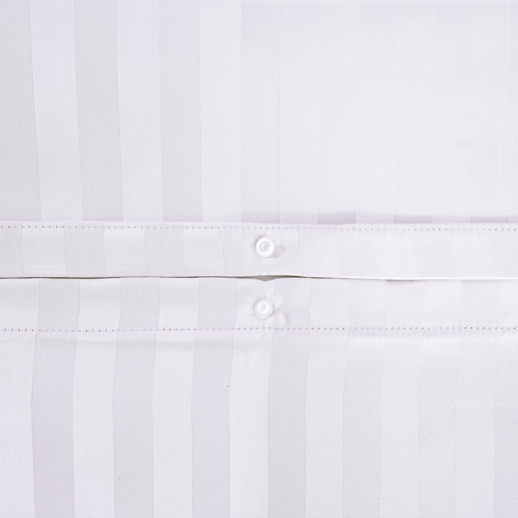 Parure de lit 3 pièces satin à fines rayures housse + taies — vue 4