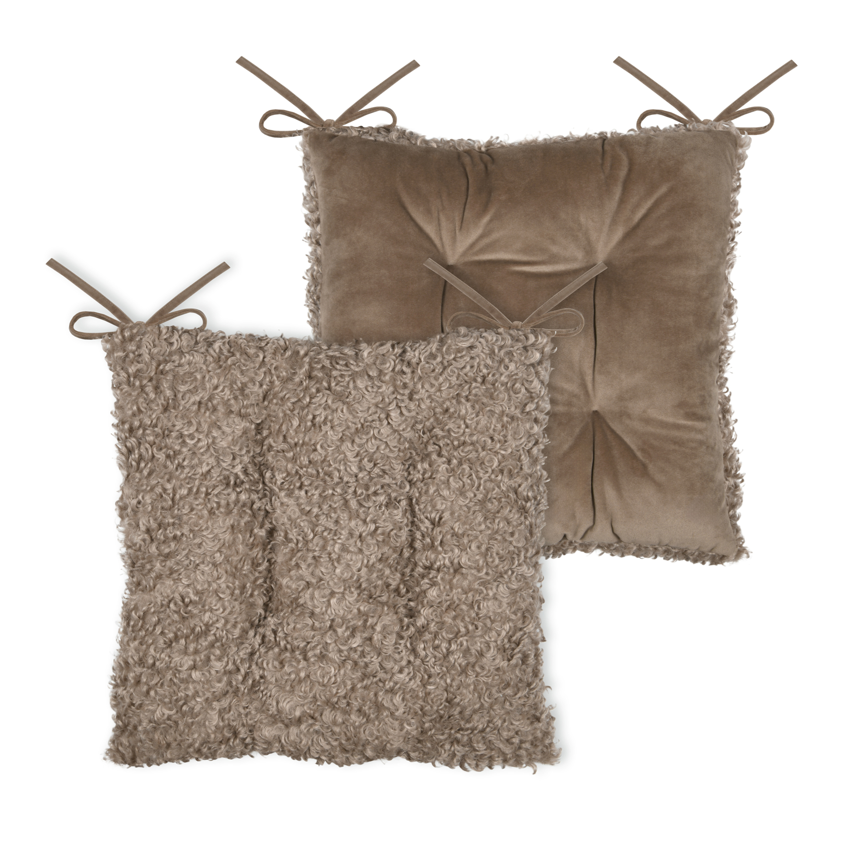 Galette de chaise effet bouclette — vue 5