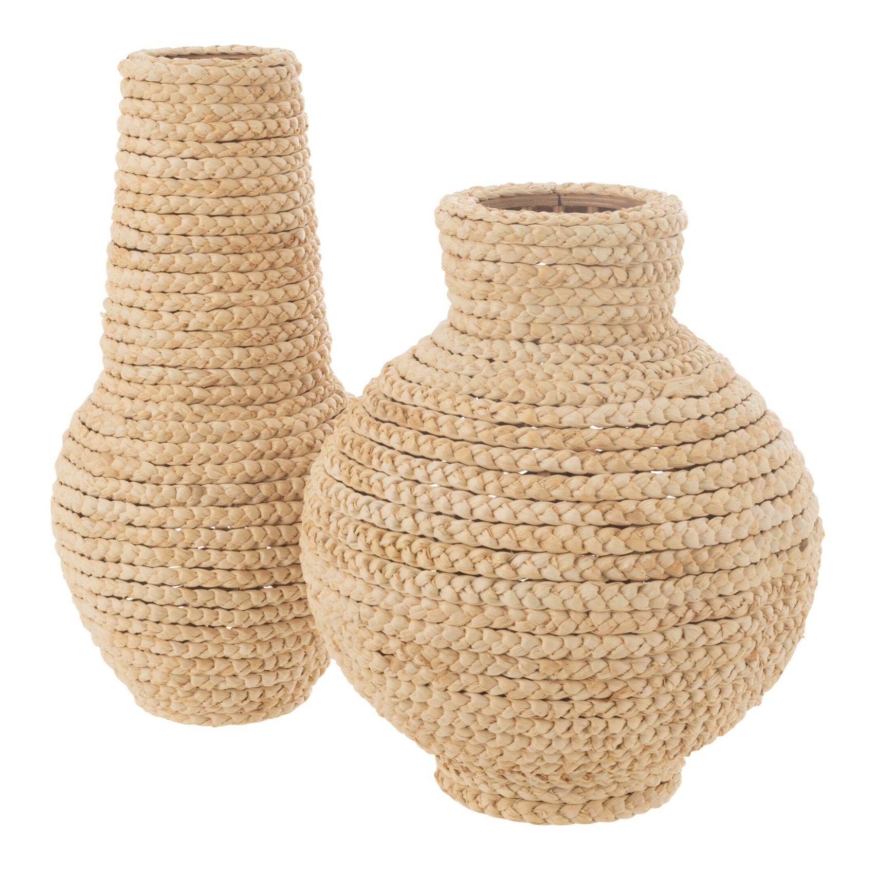 Vase en rotin tressé rond — vue 4