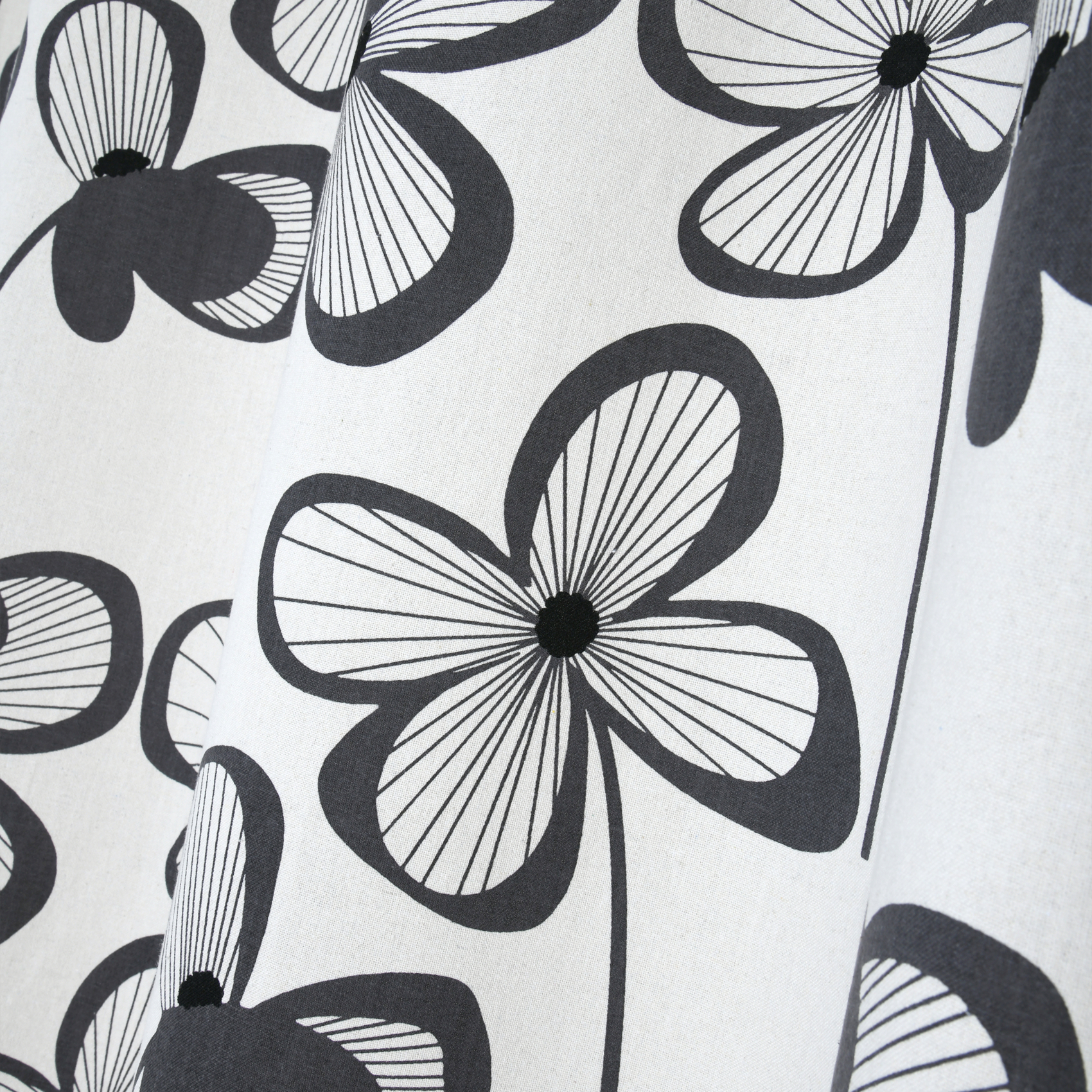 Rideau floral graphique moderne — vue 3