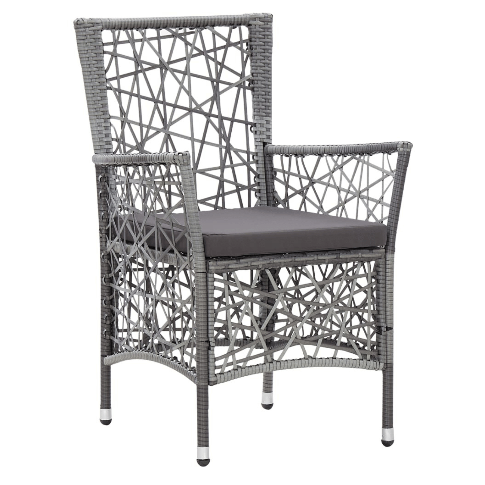 Table et chaises en résine tressée extérieures — vue 4