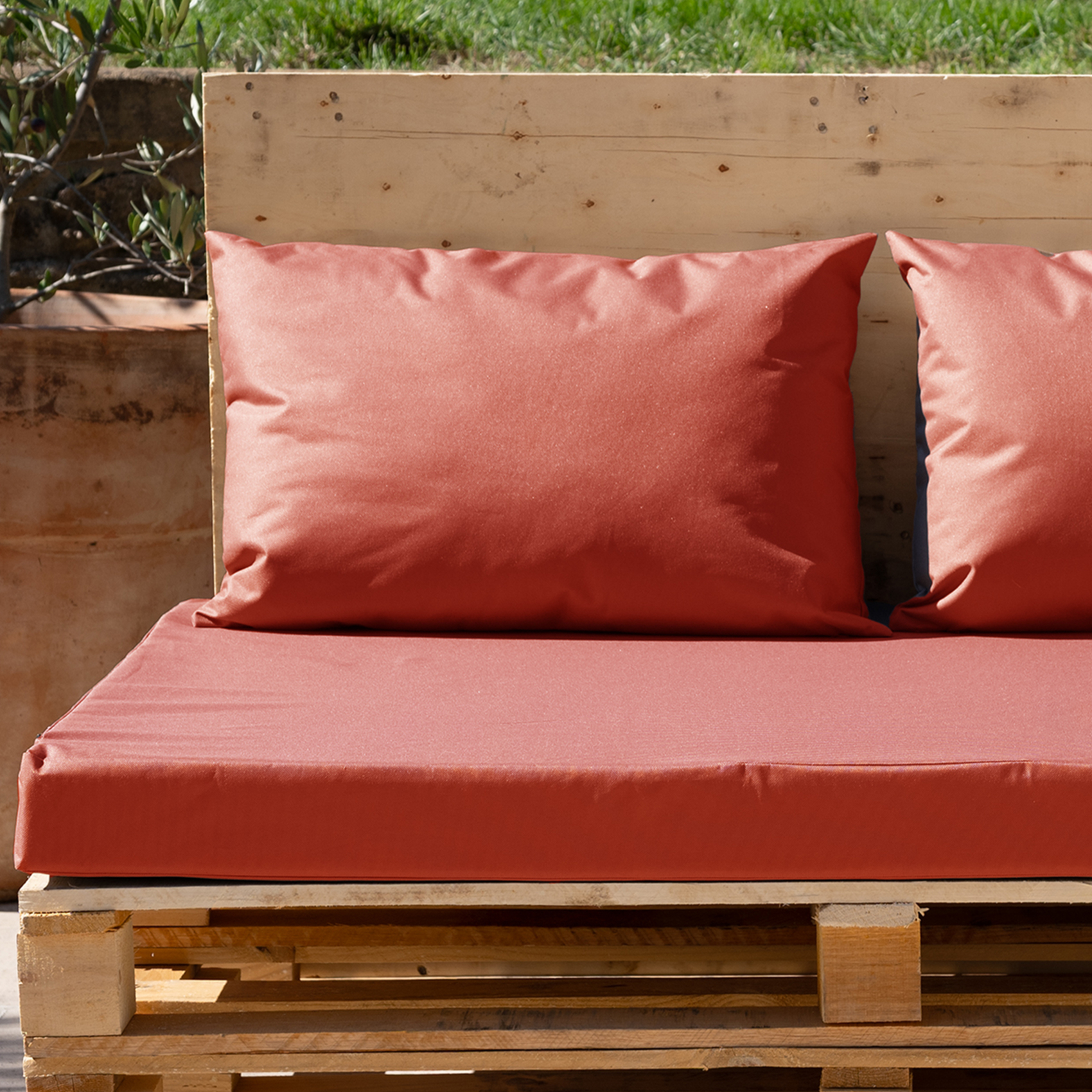 Set de 3 coussins palette extérieur  imperméable et déhoussable MINORQUE — vue 6