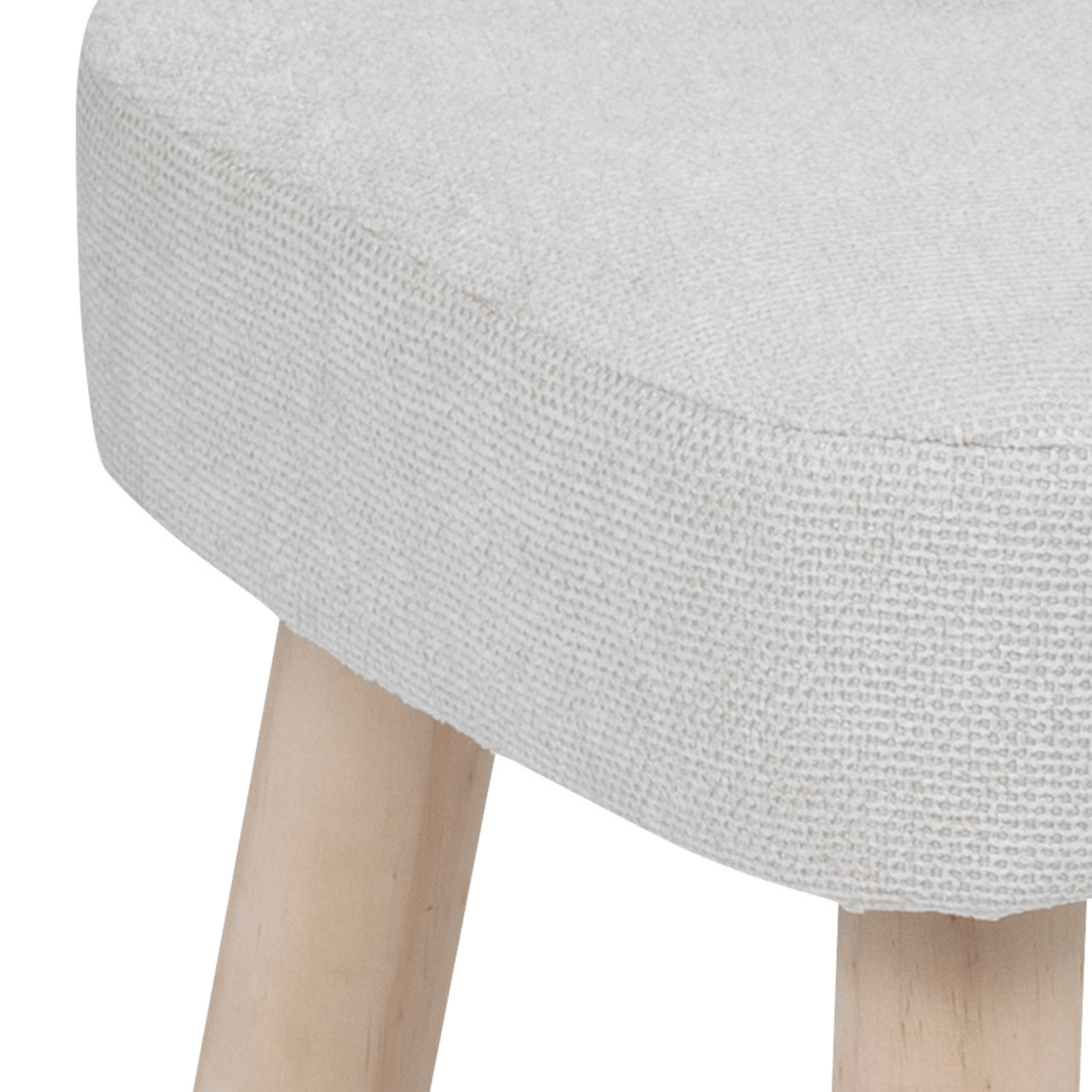 Tabouret rectangulaire à pieds bois — vue 3