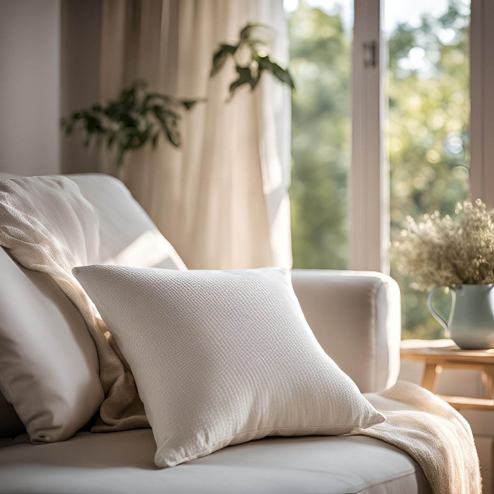 Coussin de garnissage coloris blanc — vue 5