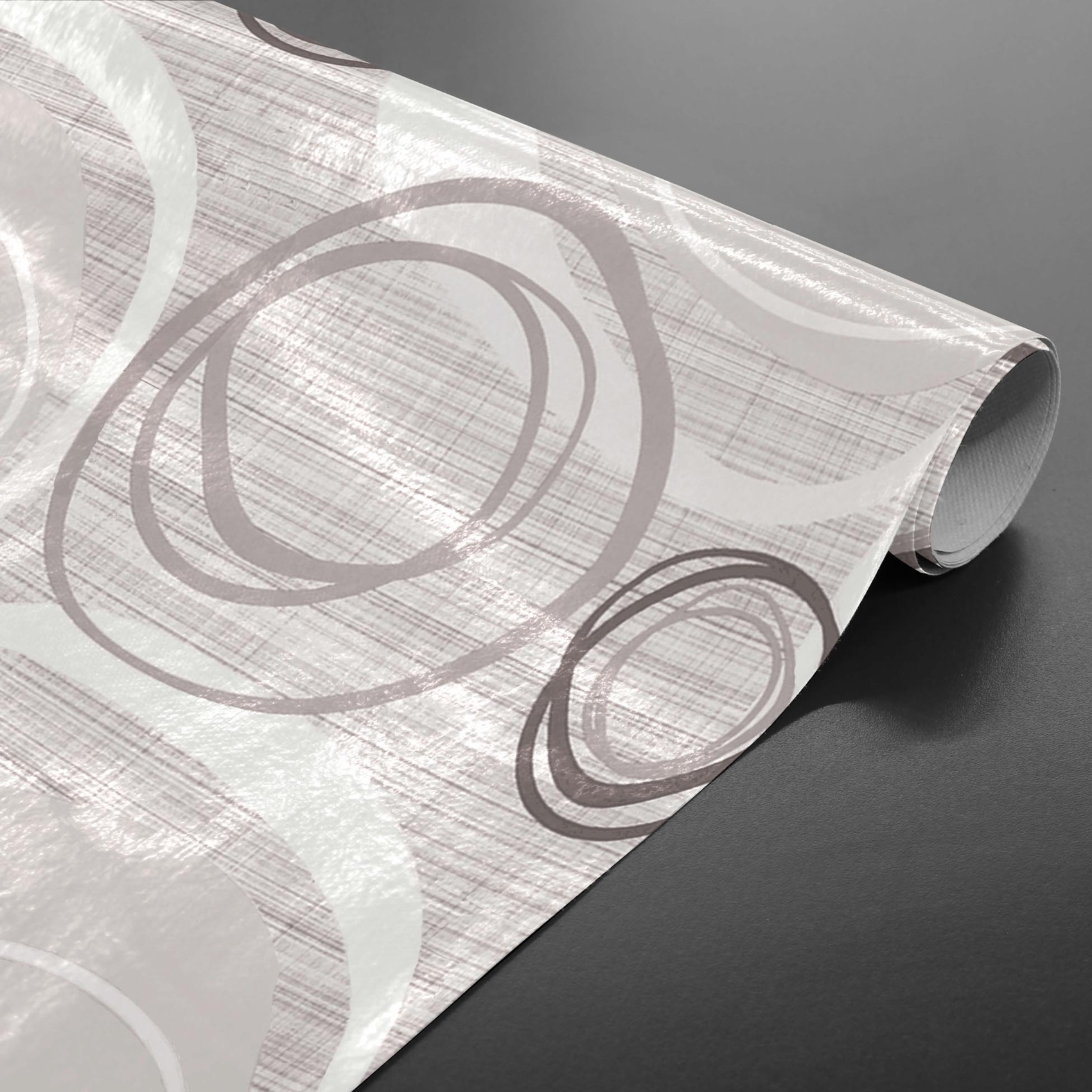 Sous-nappe protectrice imprimée cercles — vue 4