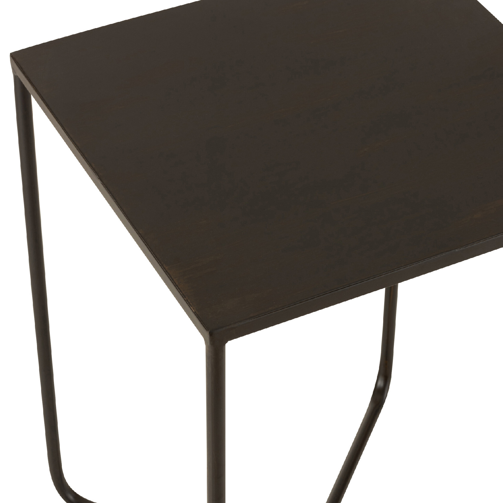 Table gigogne en métal avec pied en croix — vue 4