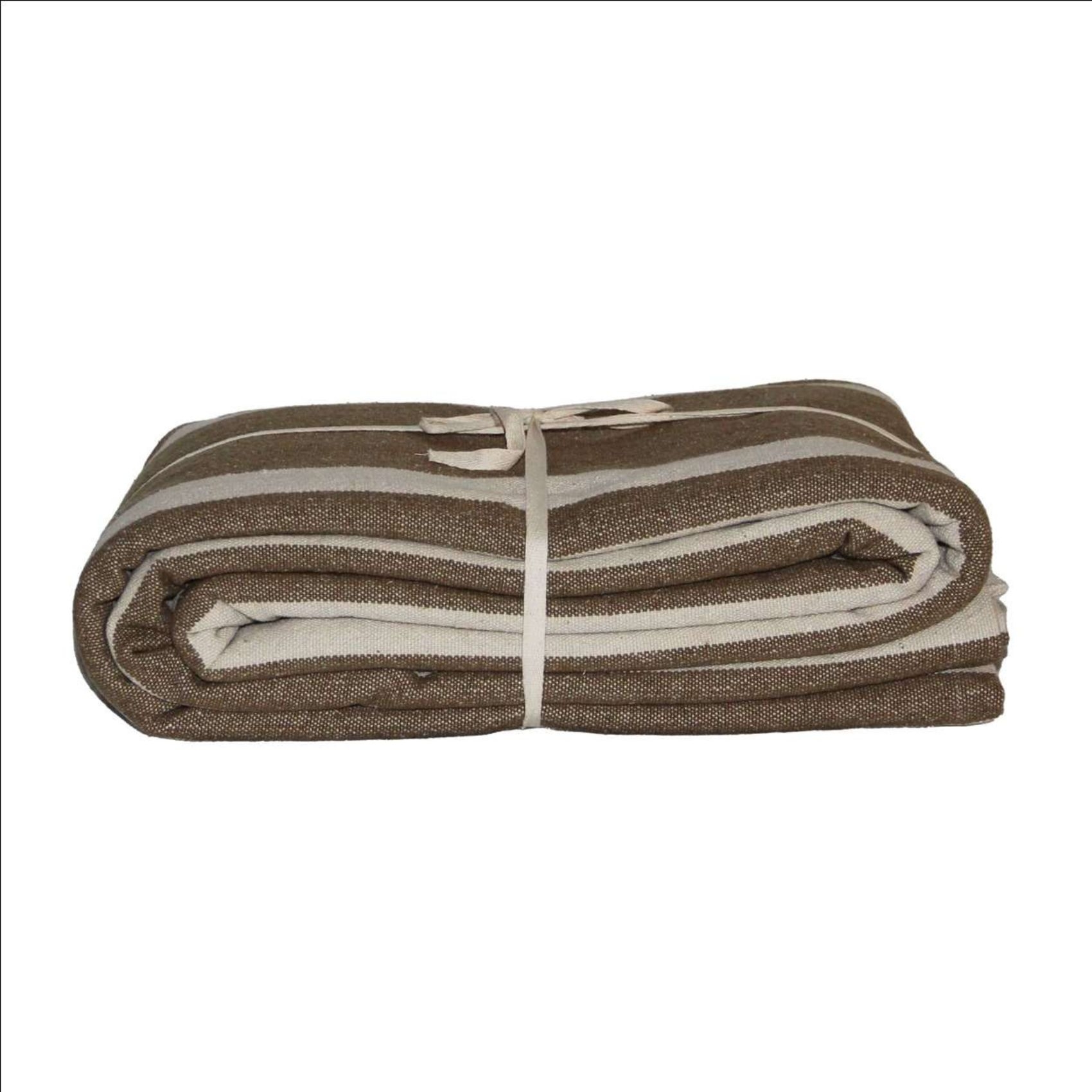 Jeté de Lit coton épais Rustique