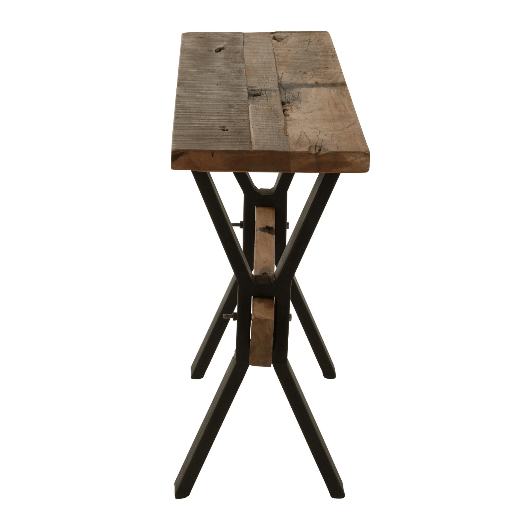 Console vintage en bois — vue 3