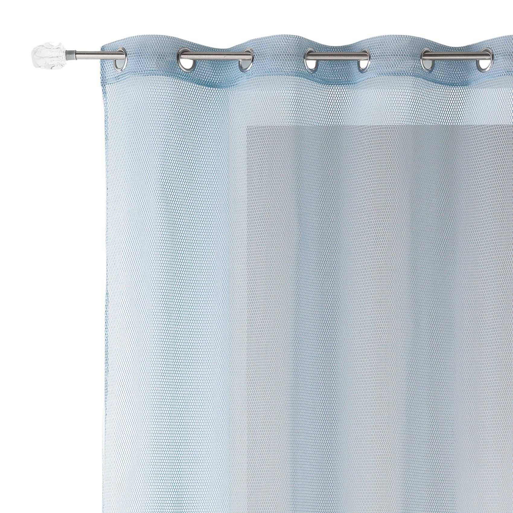 Voilage uni en maille filet — vue 3