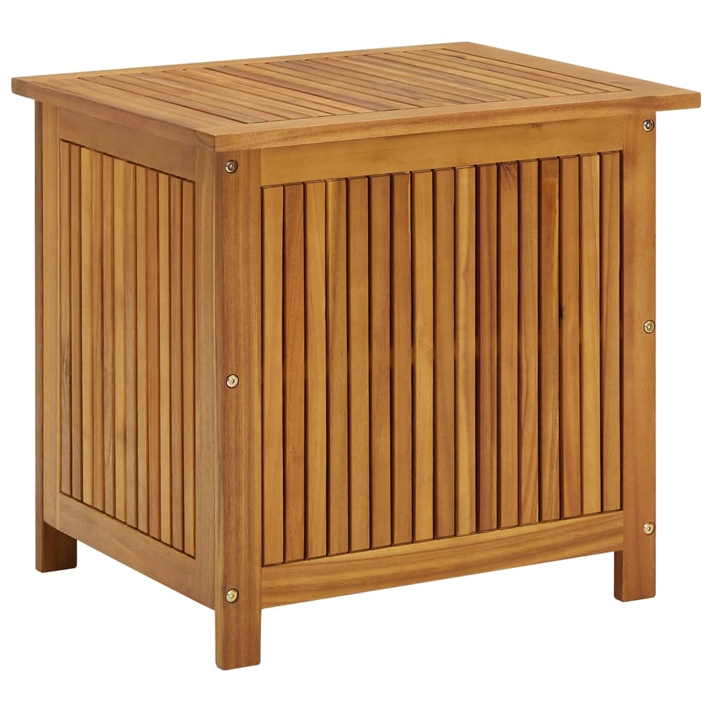 Boîte de rangement extérieure en acacia