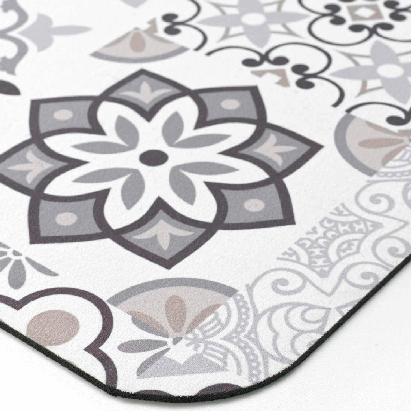 Tapis de Bain Salou Ultra-Absorbant Effet Mosaïque Carrelage — vue 3