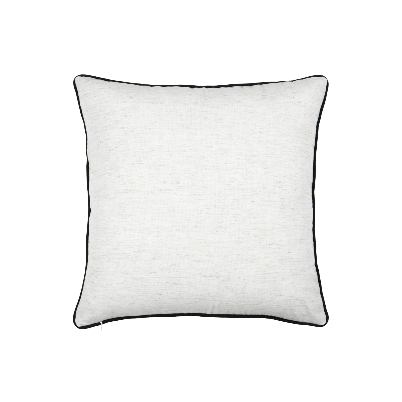 Coussin carré en polylin à motif cœur — vue 5