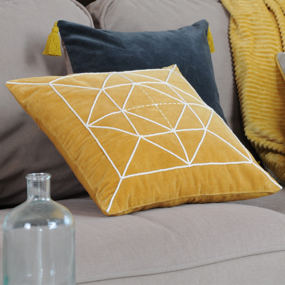 Coussin à motif corde — vue 4