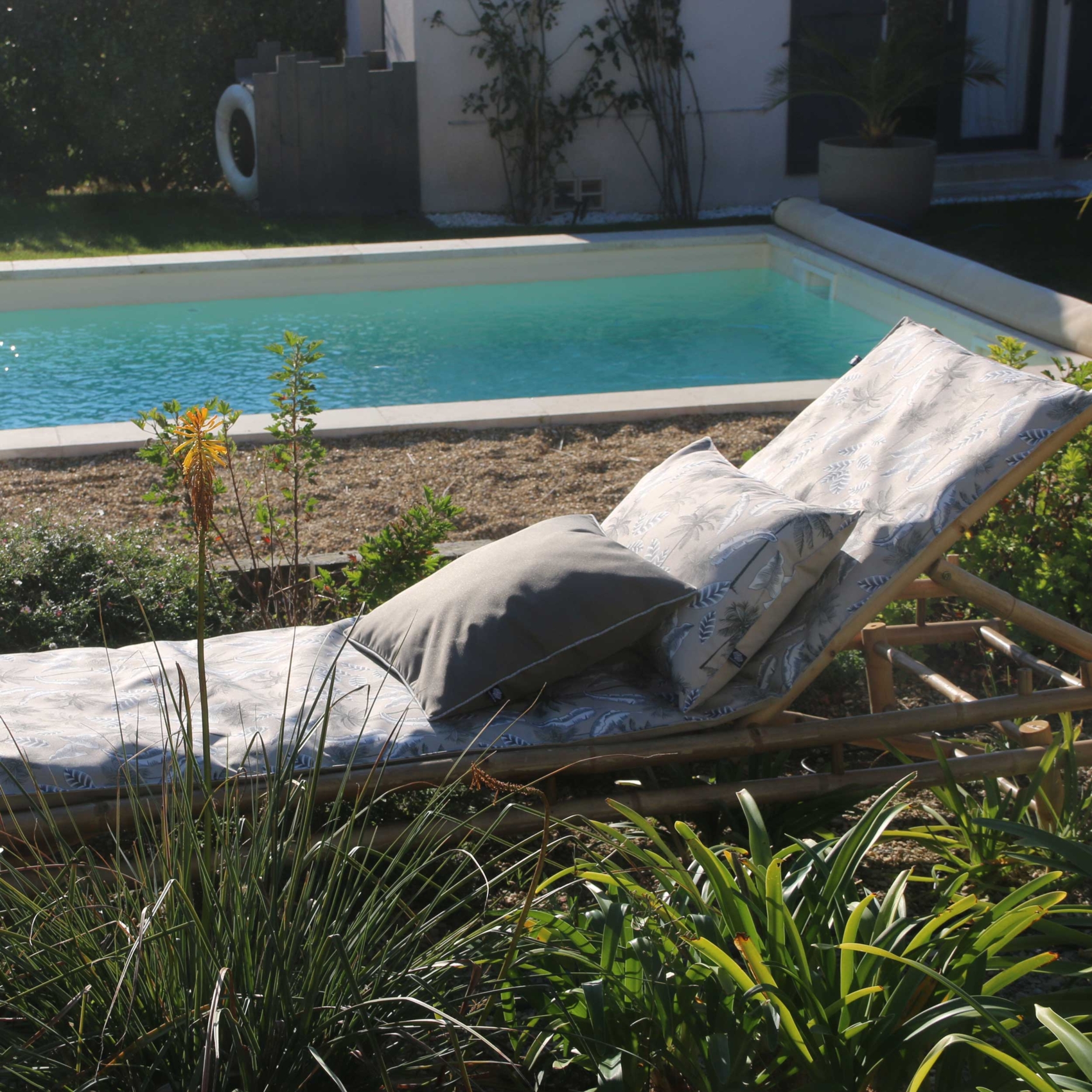 Coussin motif jungle extérieur — vue 4