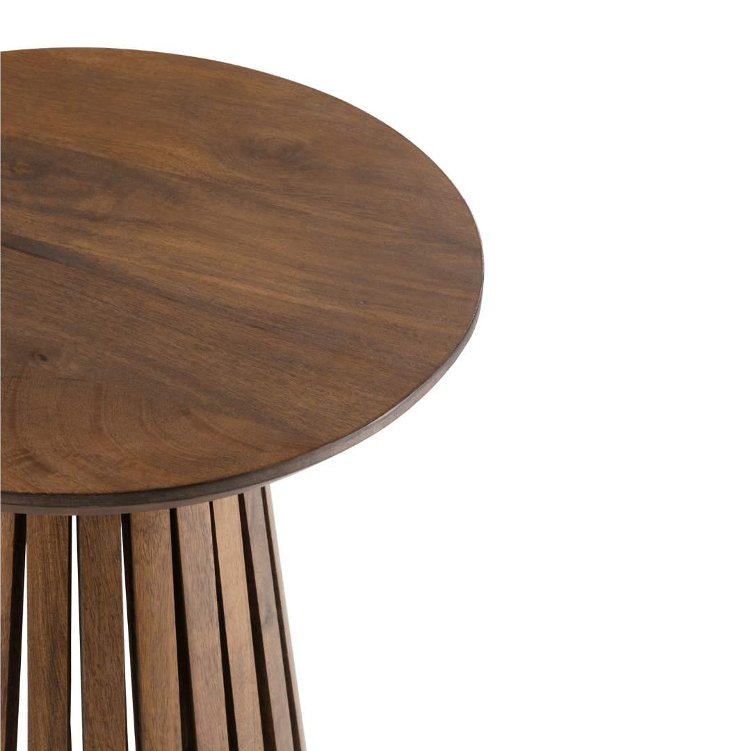 Table basse en bois de manguier foncé J-Line — vue 4