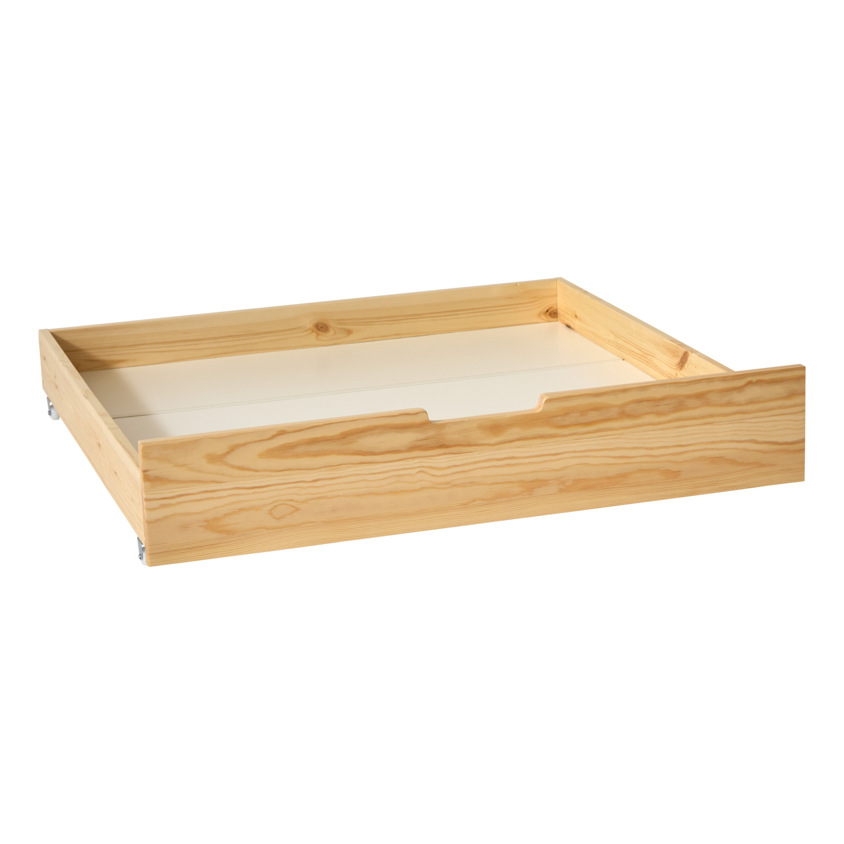 Lit cabane enfant en bois avec rangements intégrés — vue 4