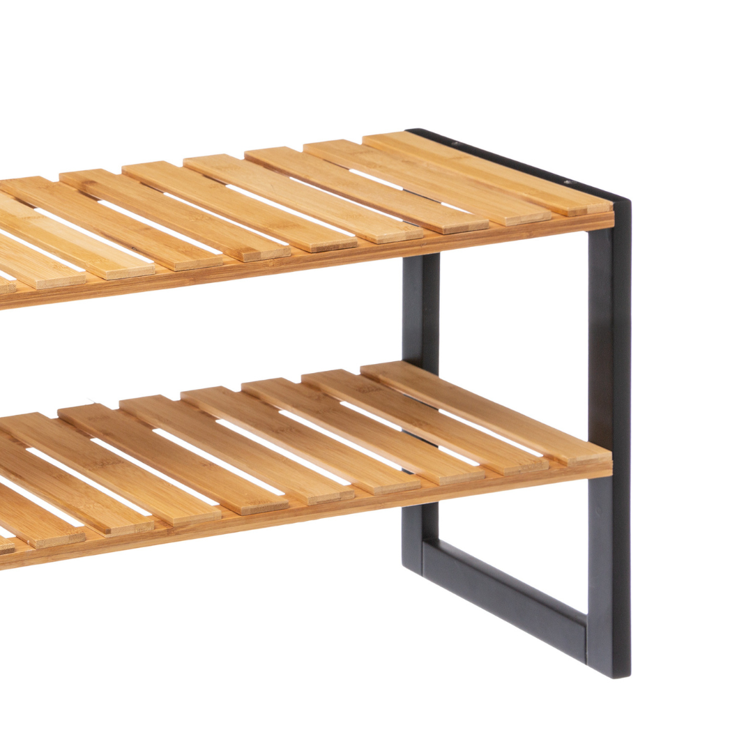 Banc à chaussures en bambou — vue 3