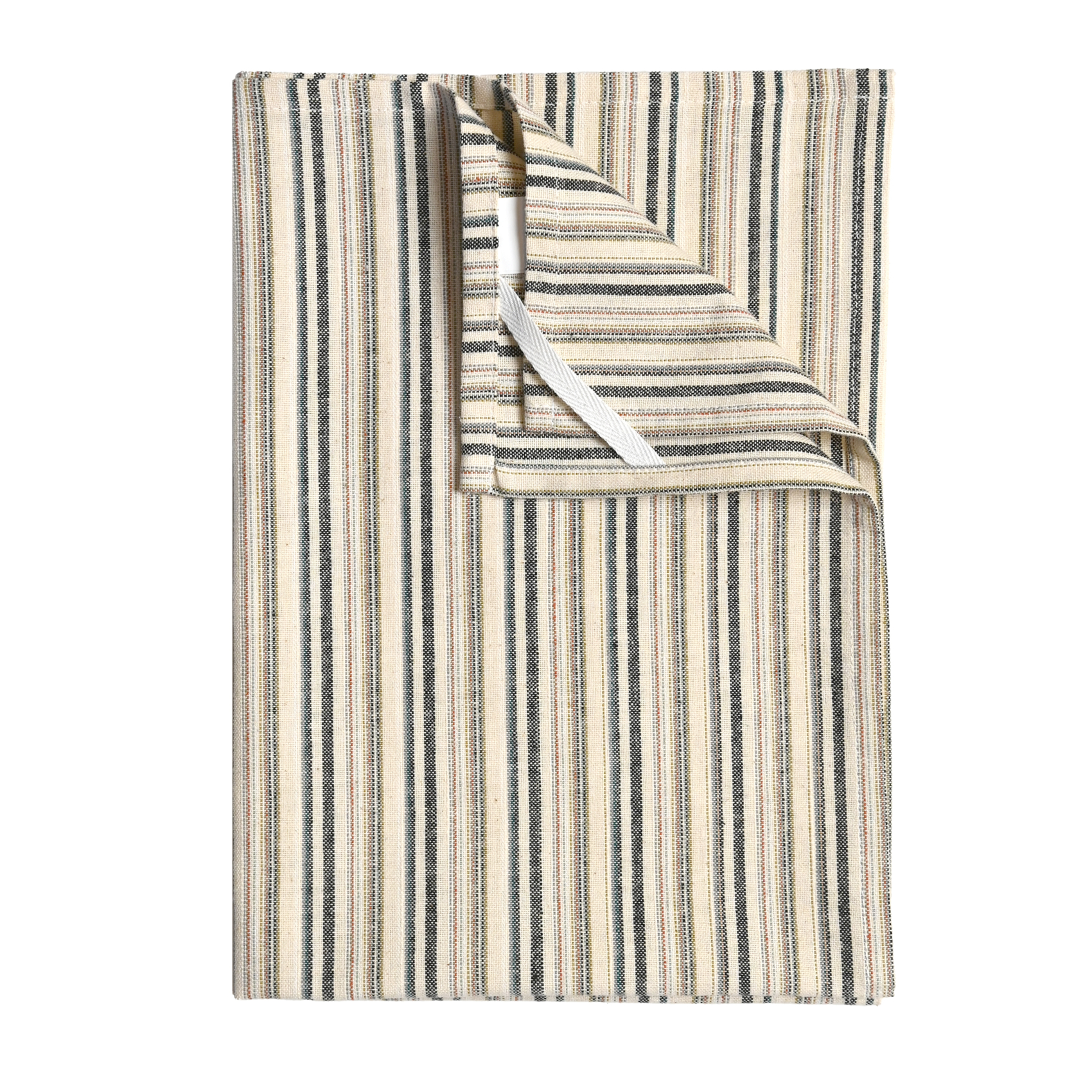 Torchon de cuisine rayures fines en coton