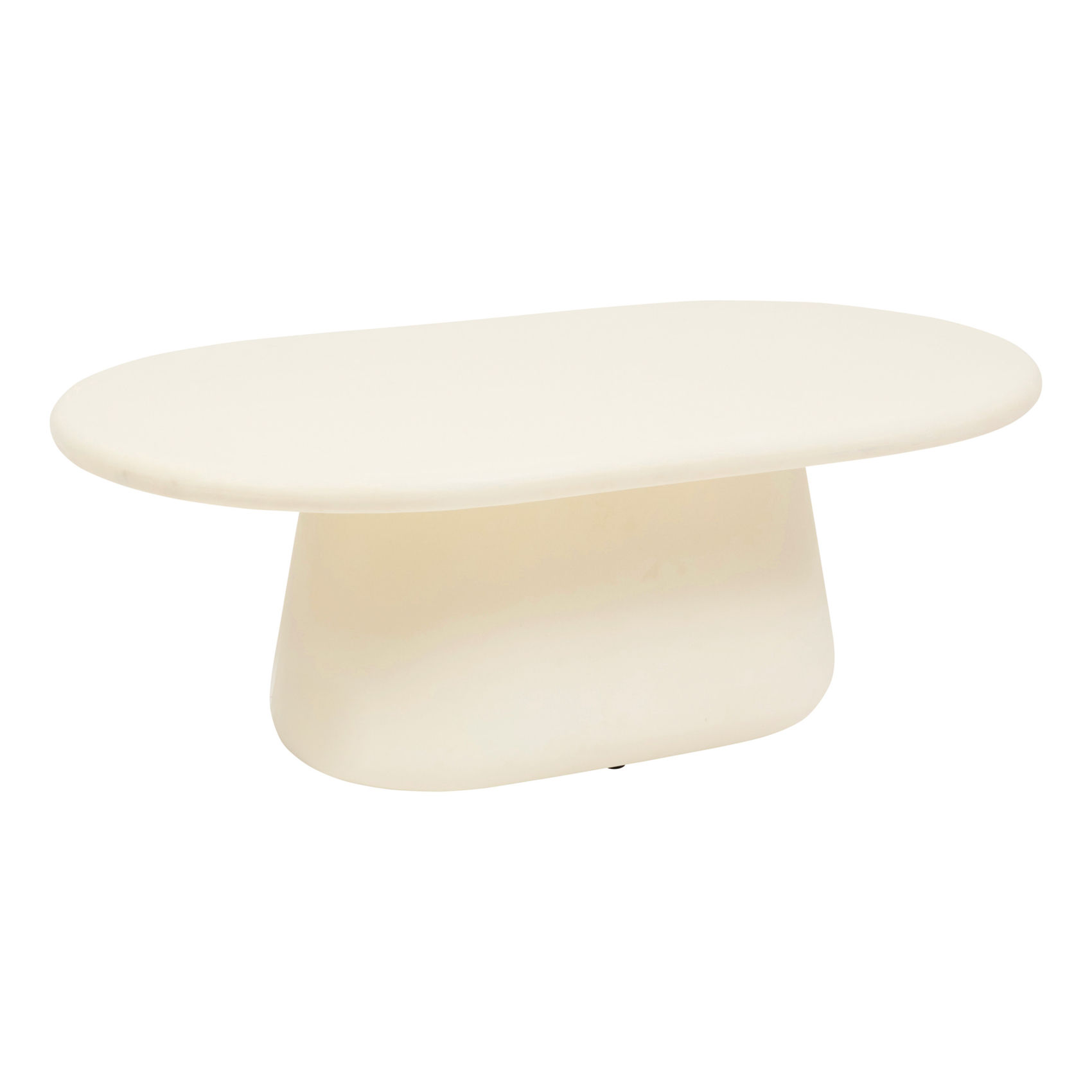 Table basse en bois arrondie