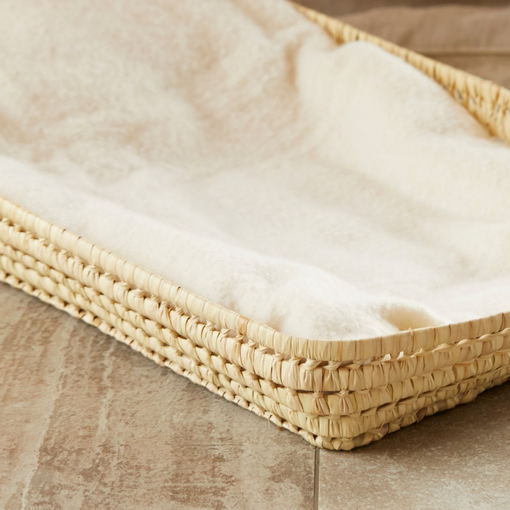 Panier à langer Osier rectangle — vue 3