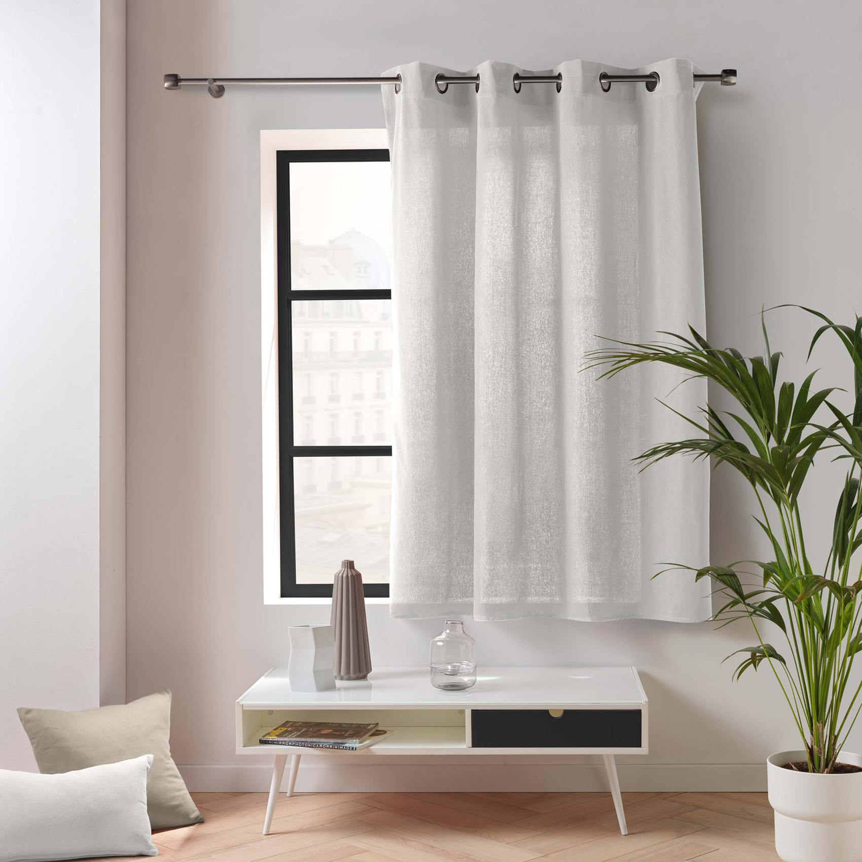 Rideau en poly-coton recyclé — vue 4