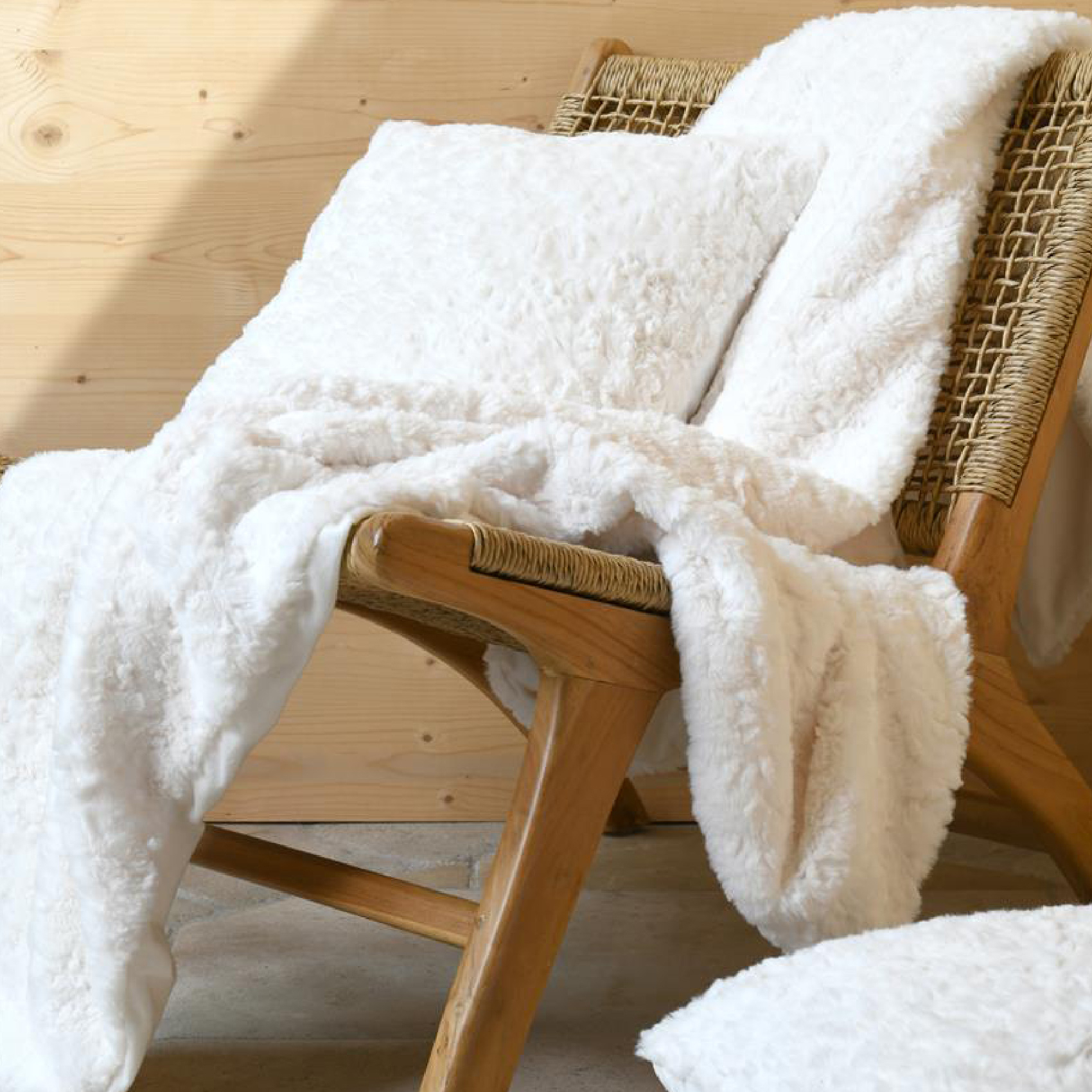 Plaid imitation fourrure chaud et moelleux — vue 5