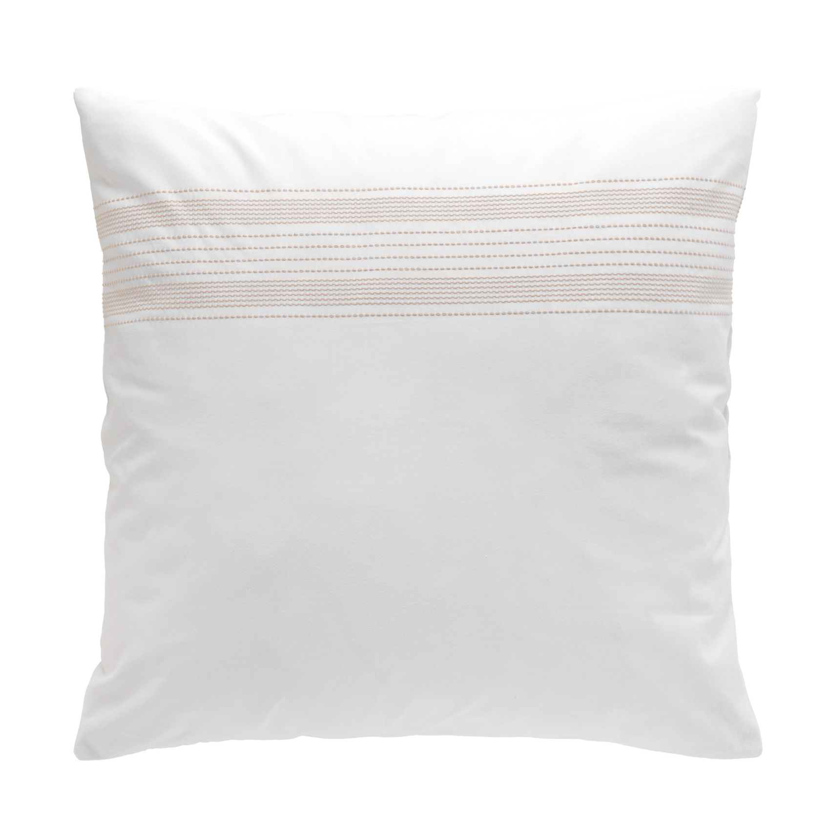 Parure de lit en coton motif broderies fines — vue 3