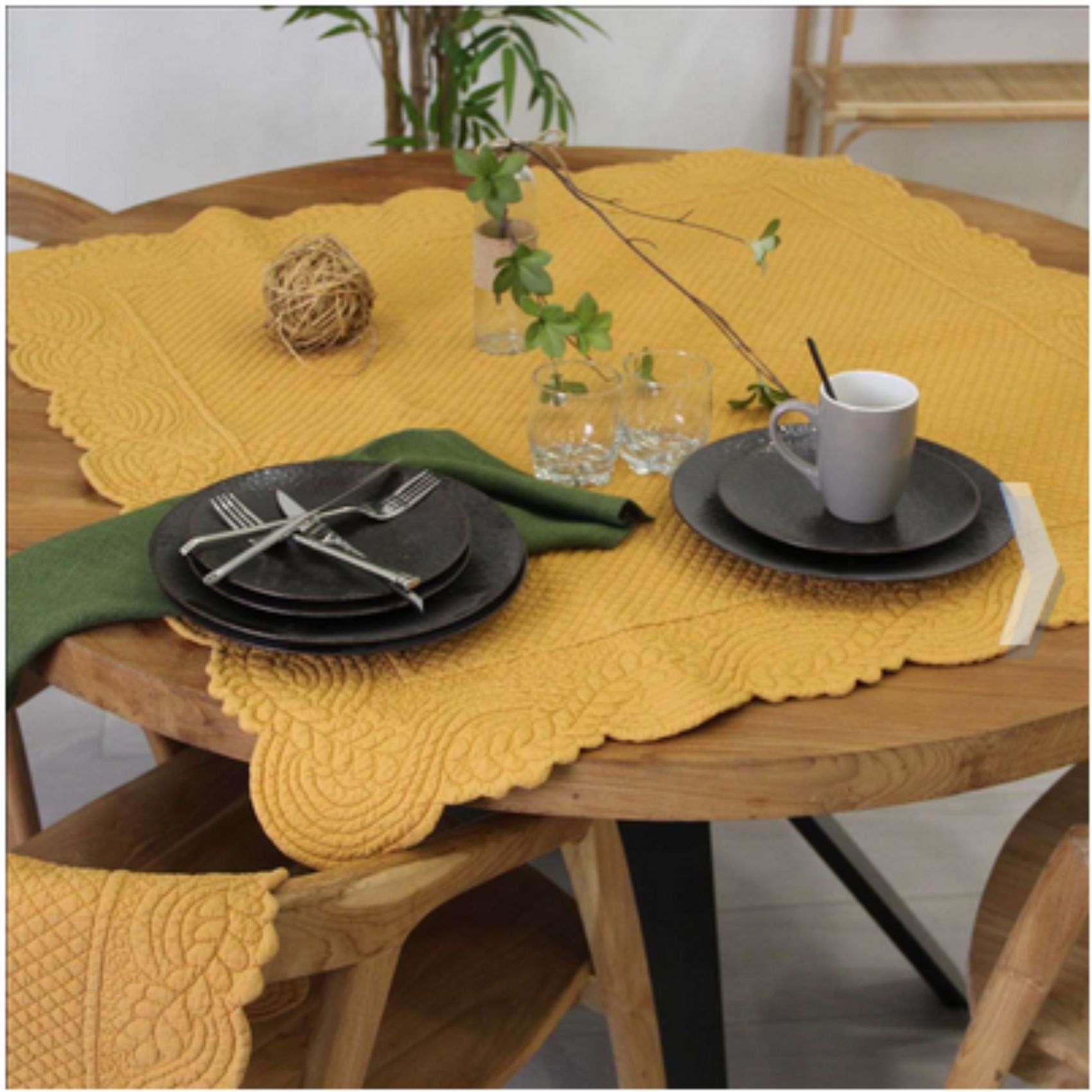 Nappe de jeux carré de table — vue 6