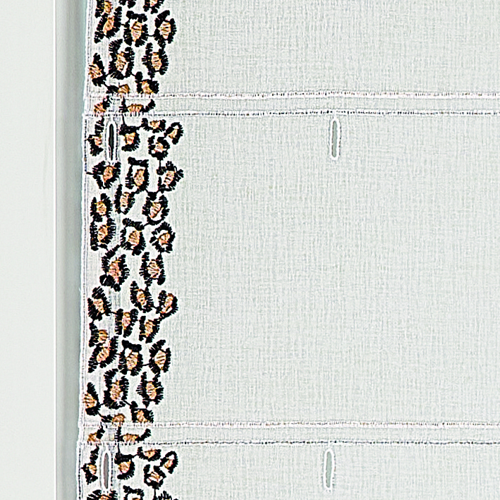 Voilage modulable brodé panthère — vue 3