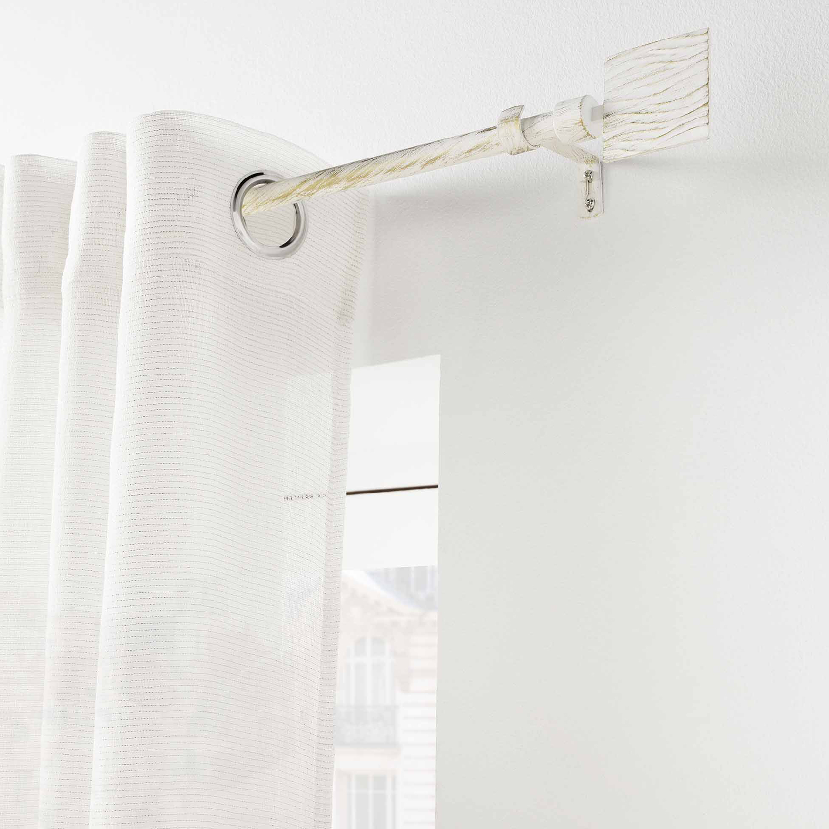 Kit de tringle extensible patiné or