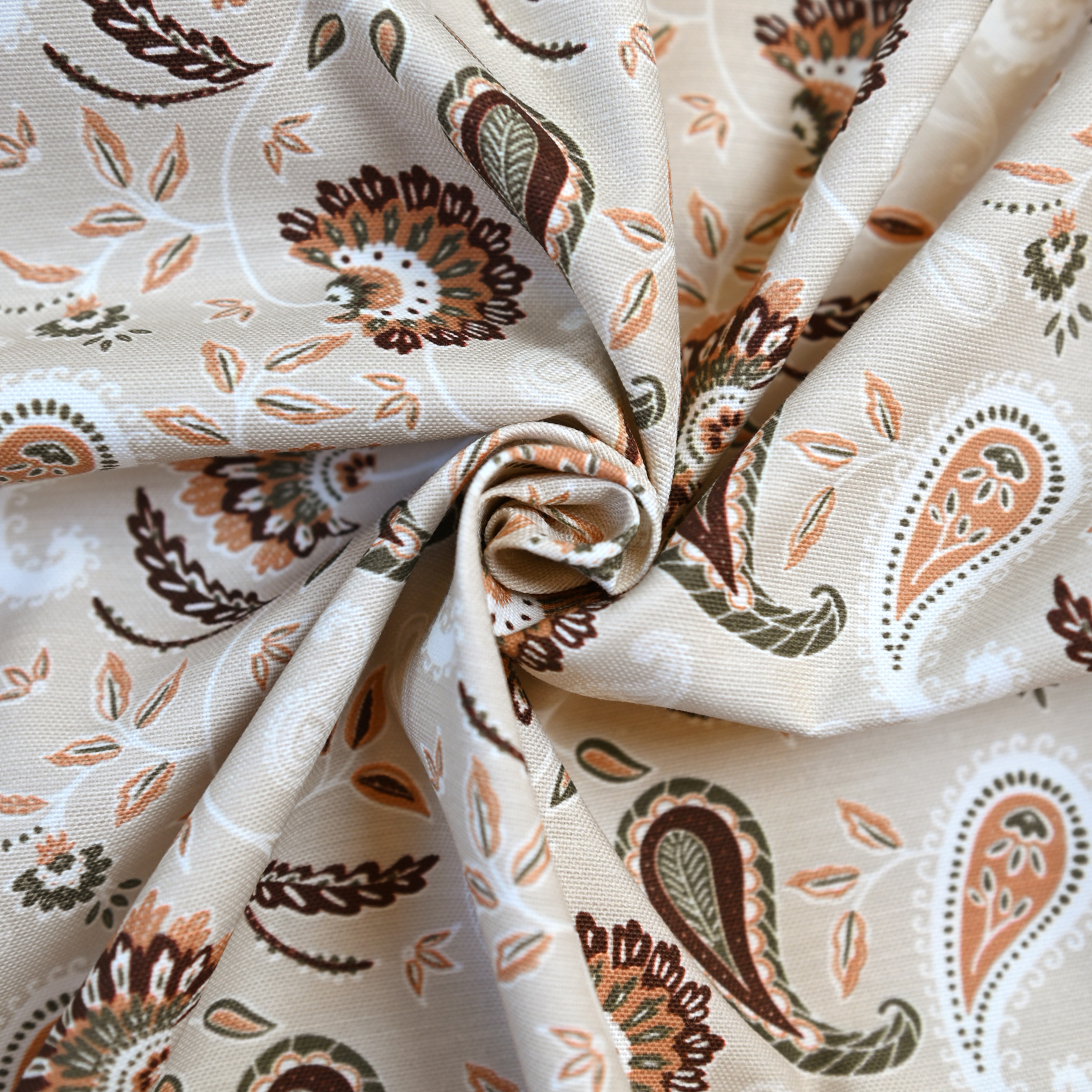 Tissu polycoton imprimé motif perse — vue 3