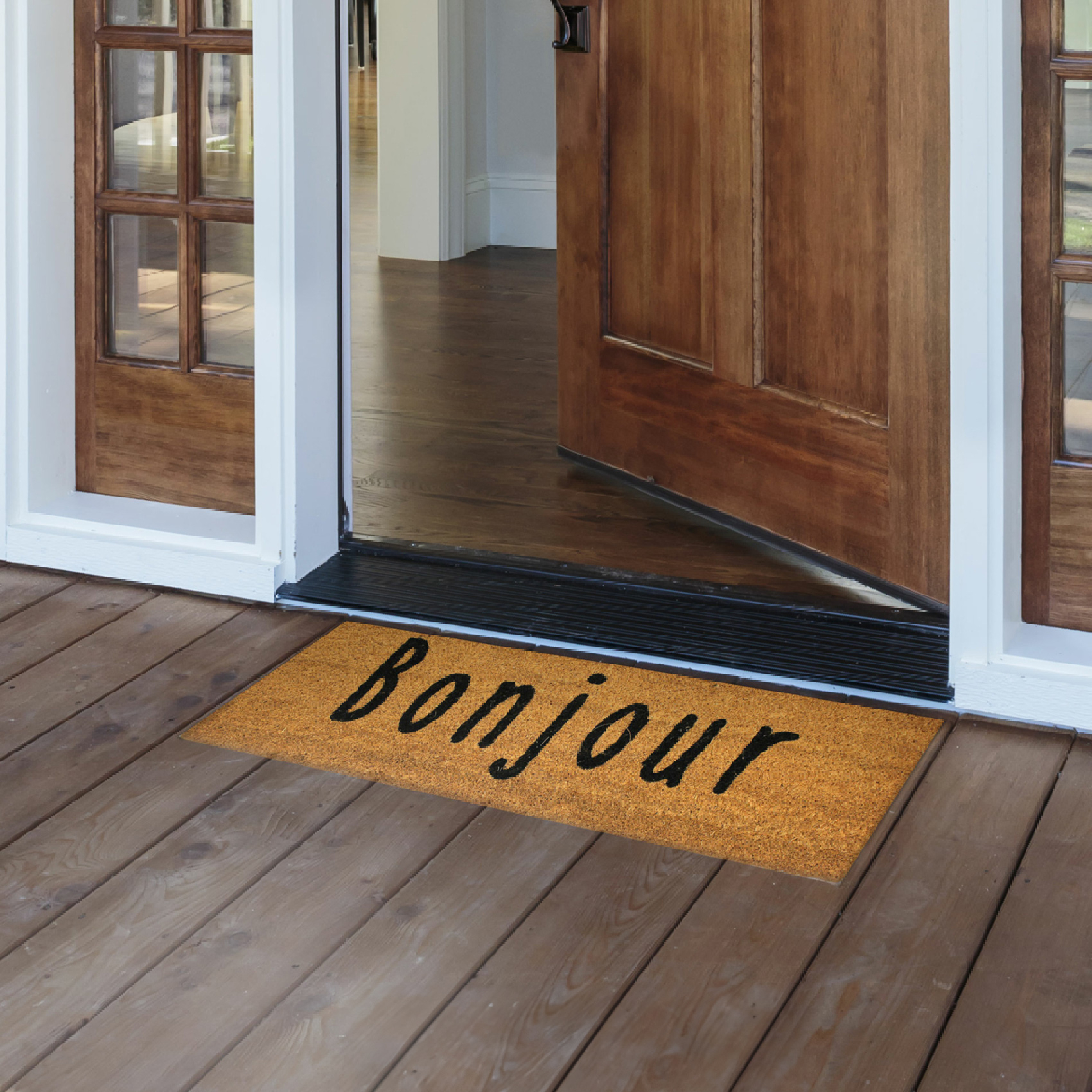 Paillasson Rectangle Bonjour