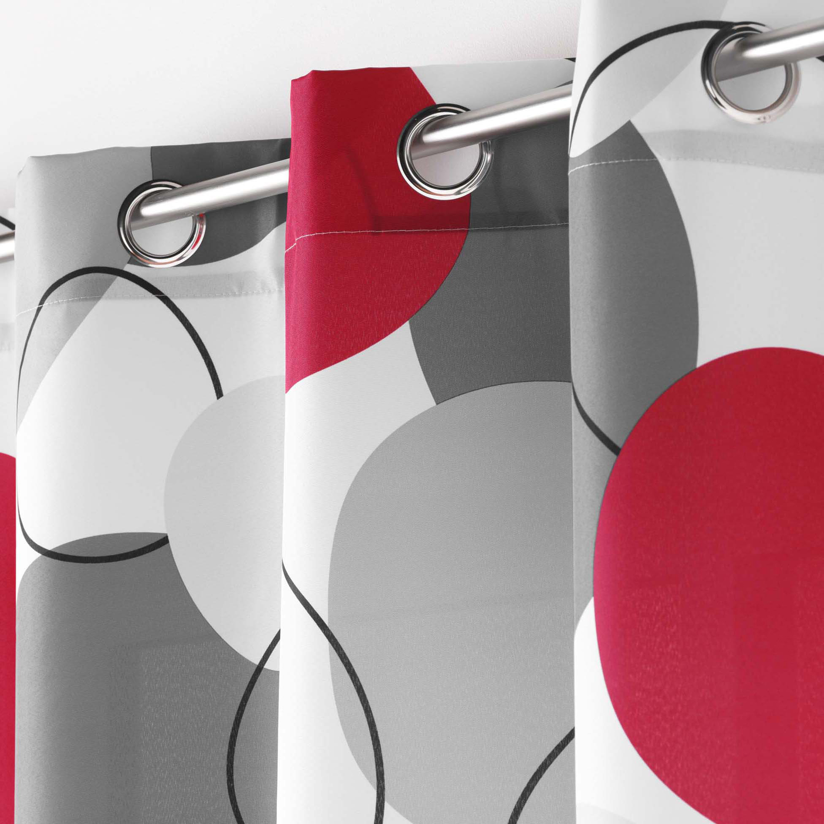 Rideau à formes géométriques — vue 3