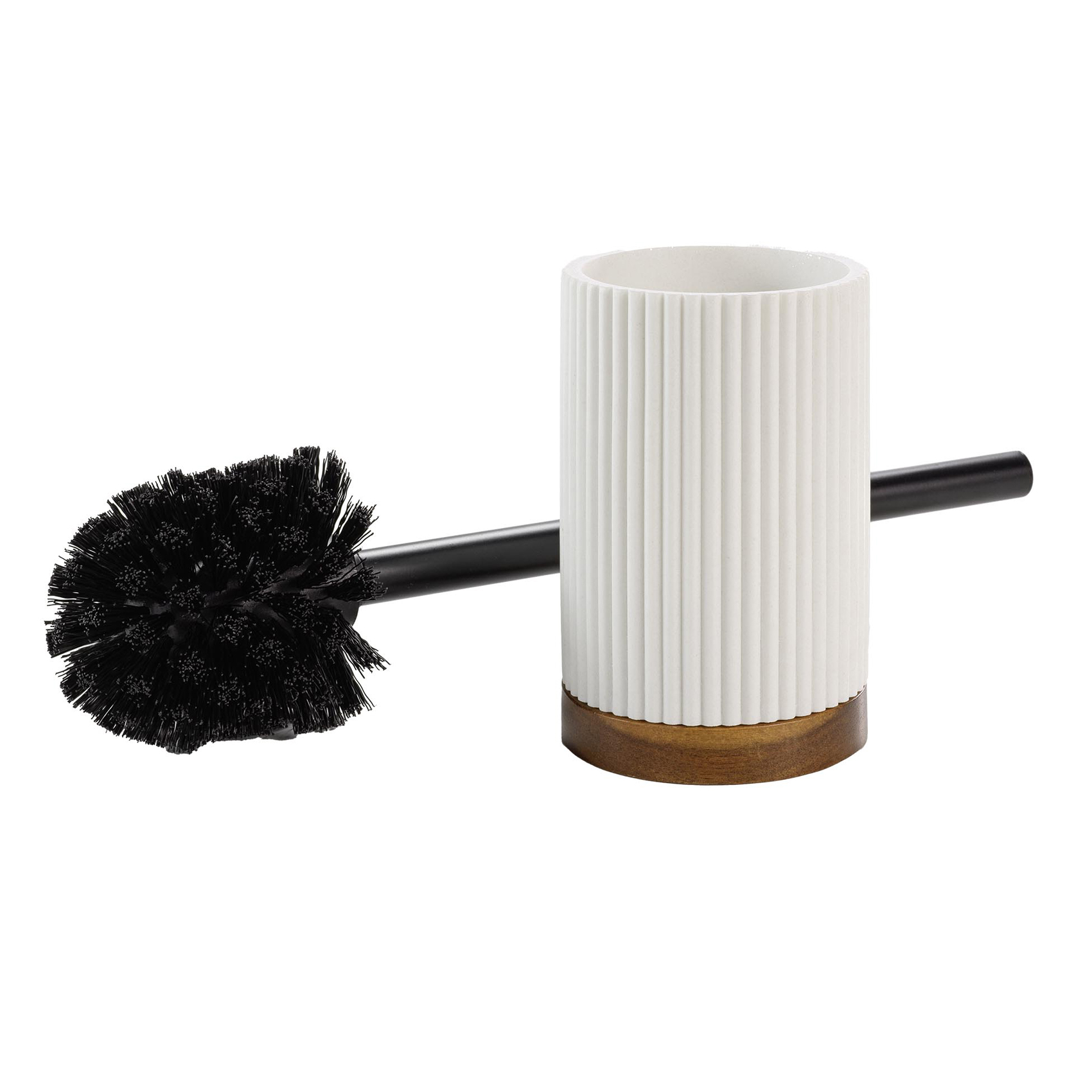 Brosse WC en acacia — vue 6