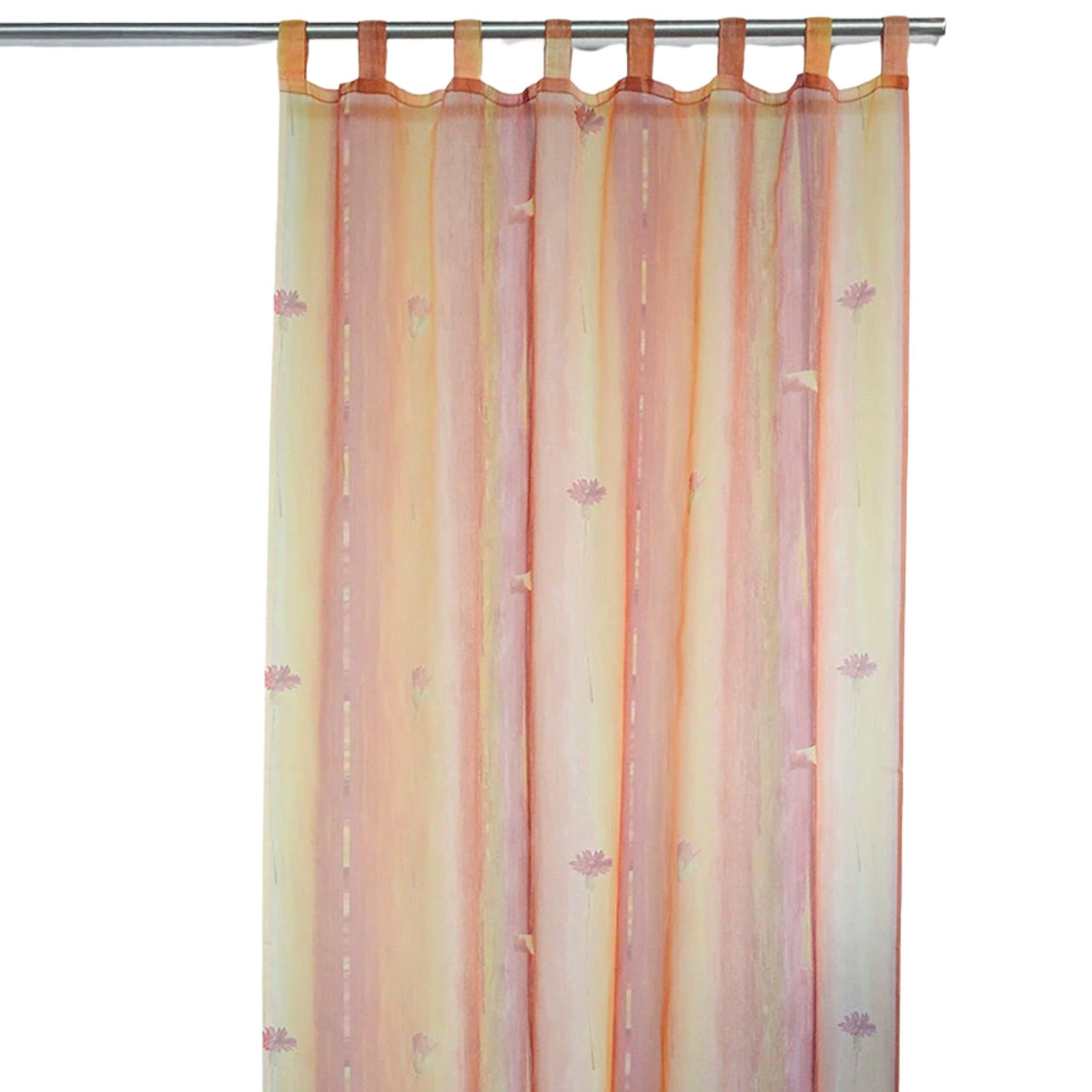 Voilage à Pattes Coloré et Fleuri — vue 3