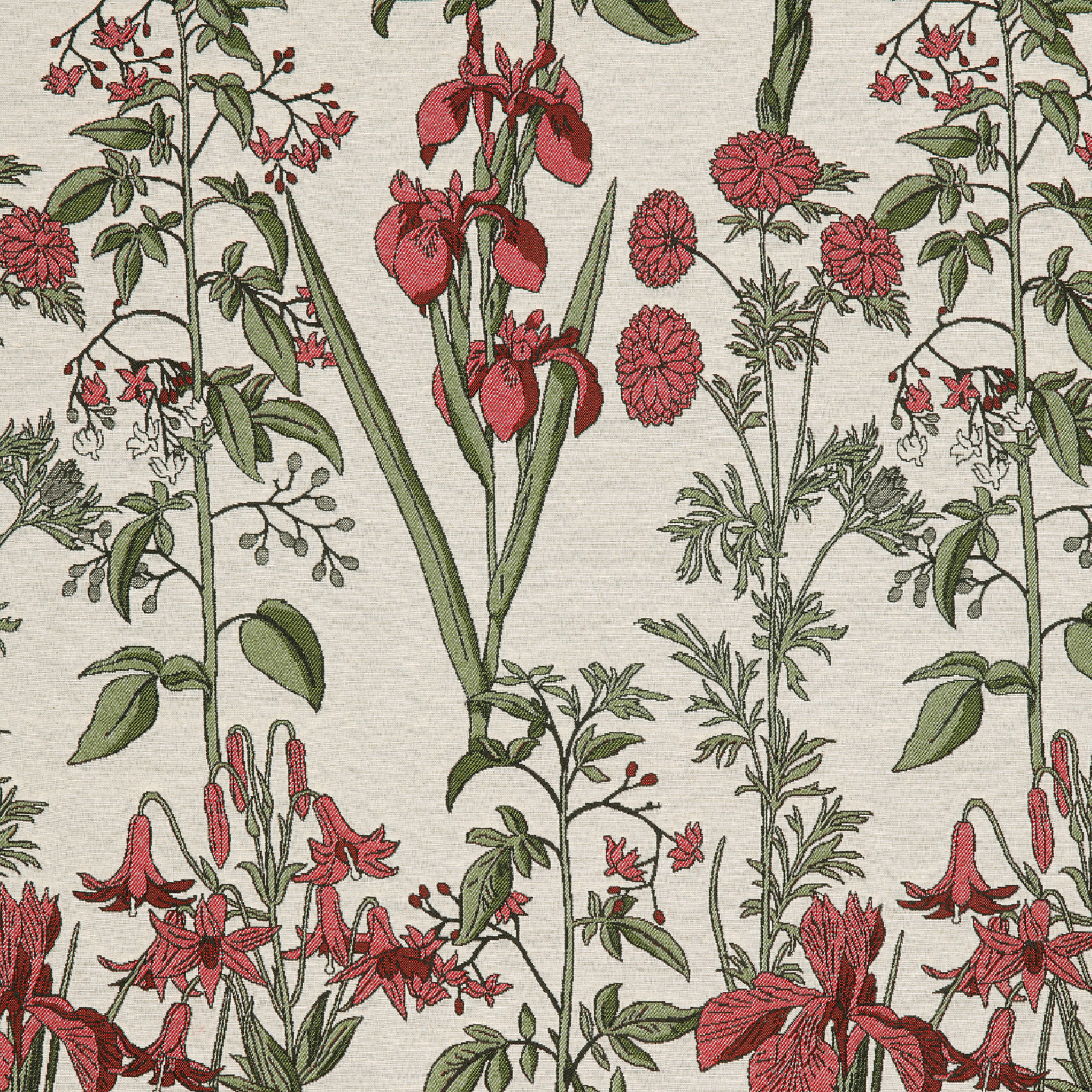 Rideau fleur d'Iris poly-coton — vue 4