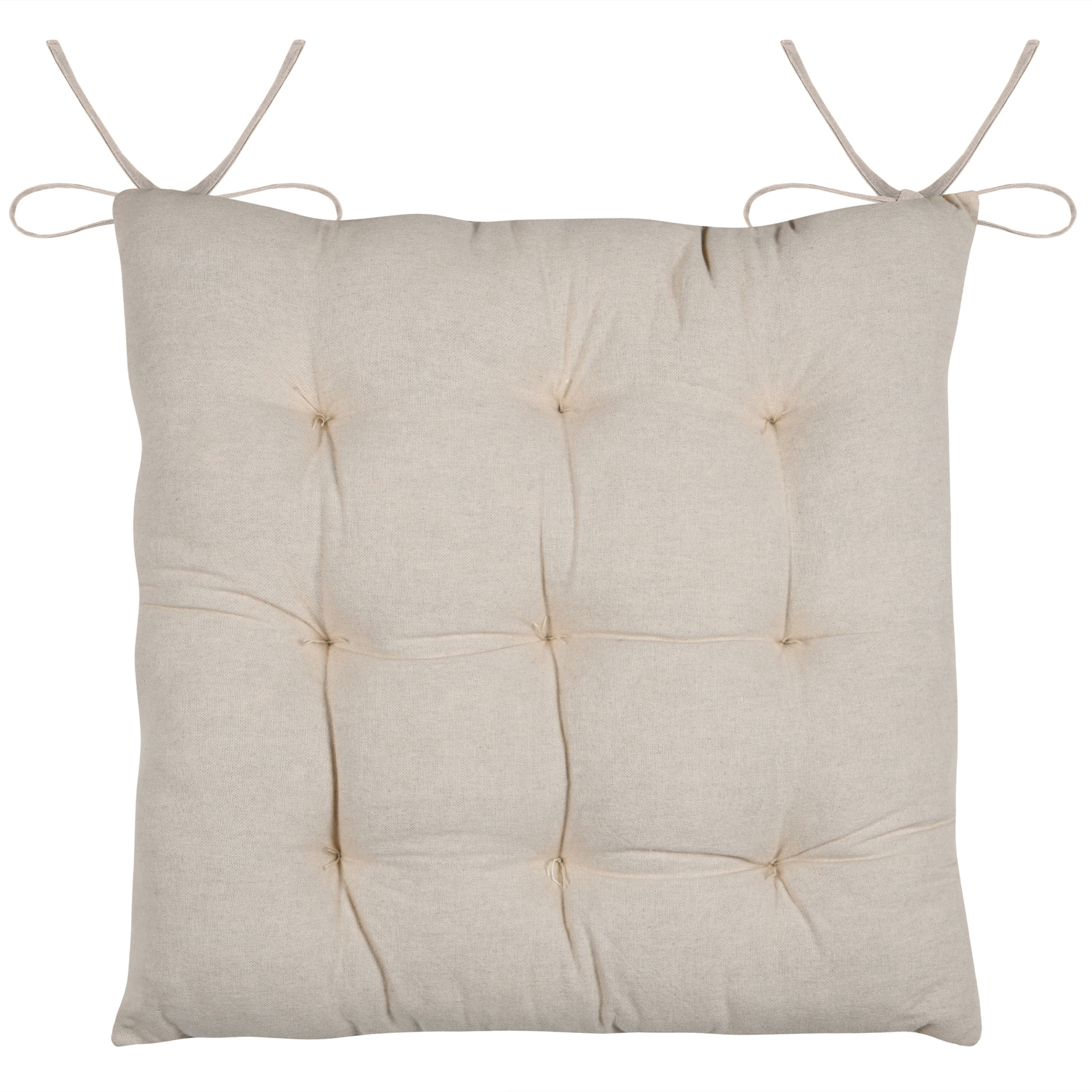 Galette de chaise à carreaux chalet — vue 3