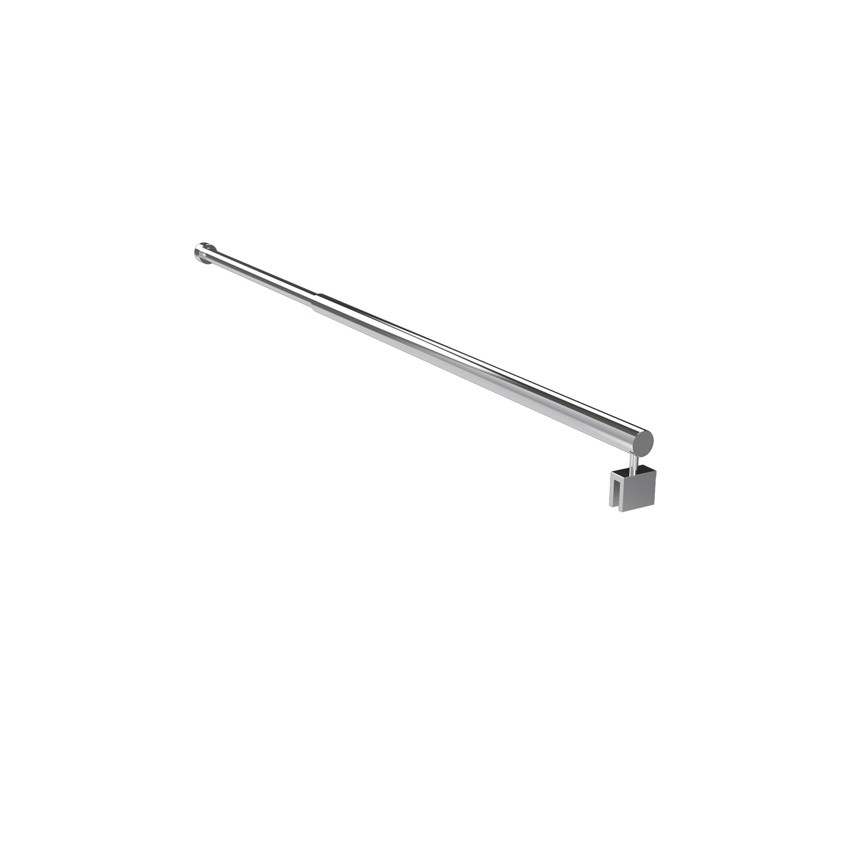 Barre de fixation extensible 70 à 100 cm pour douche italienne