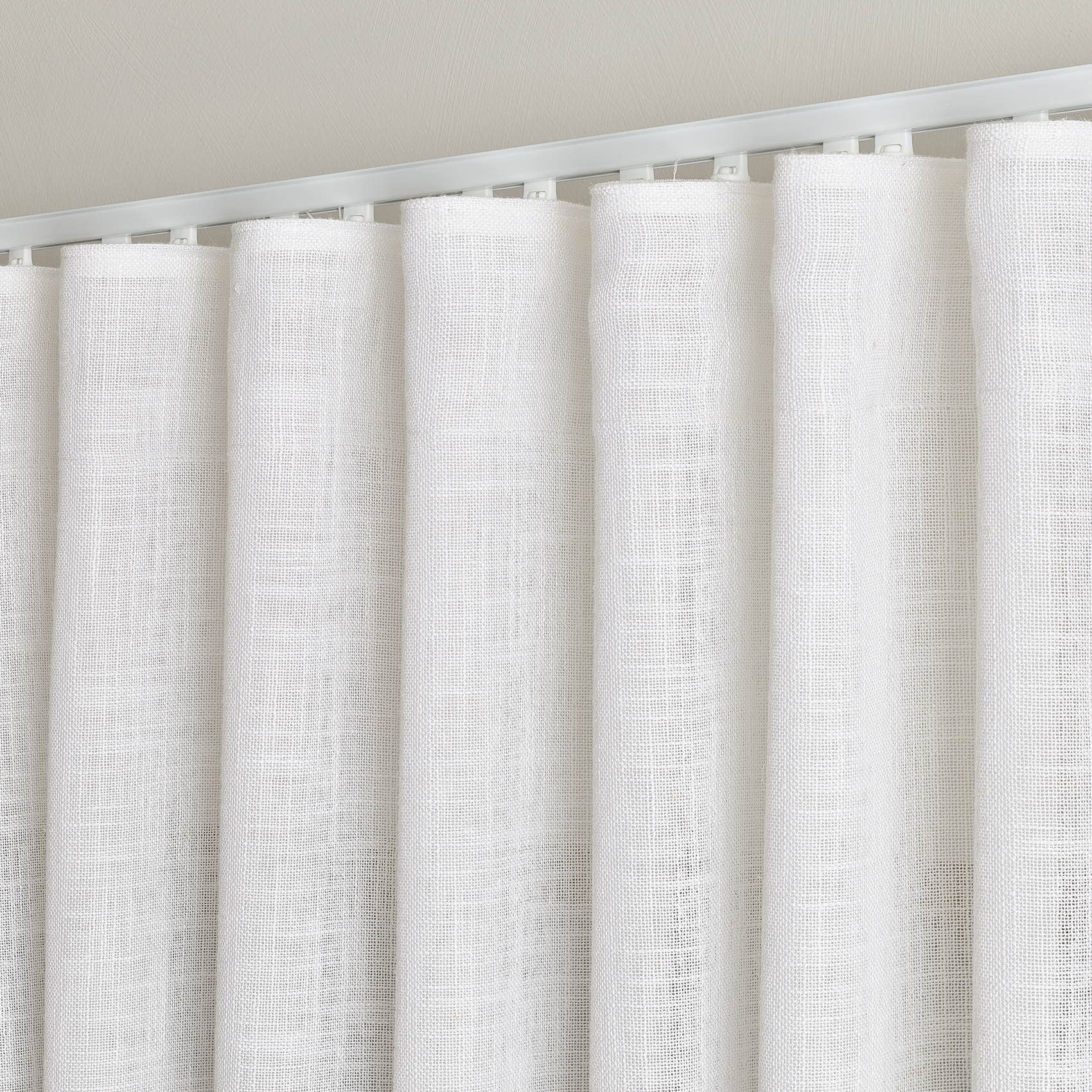 Kit rail extensible + Voilage poly-lin wave — vue 3