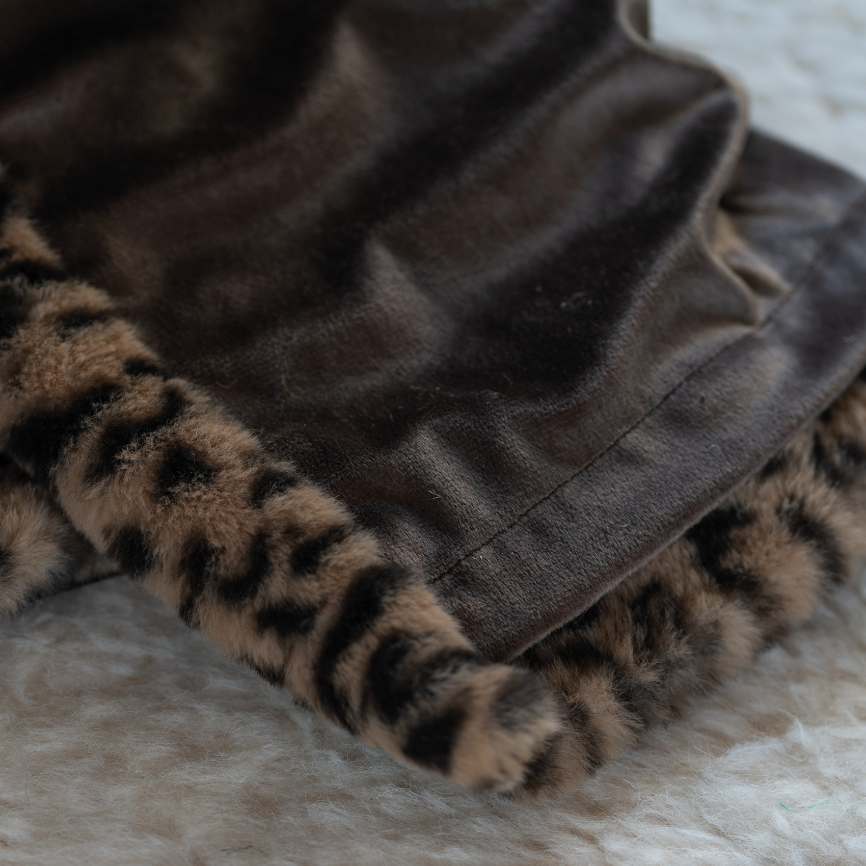 Rideau imitation fourrure léopard — vue 5