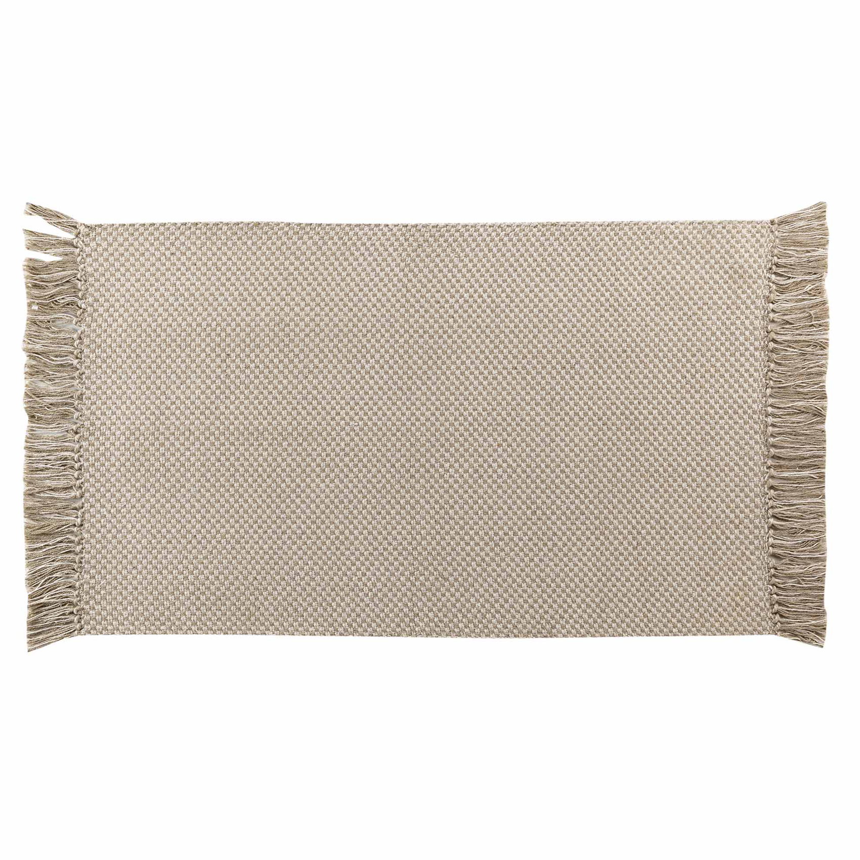 Tapis rectangle effet naturel