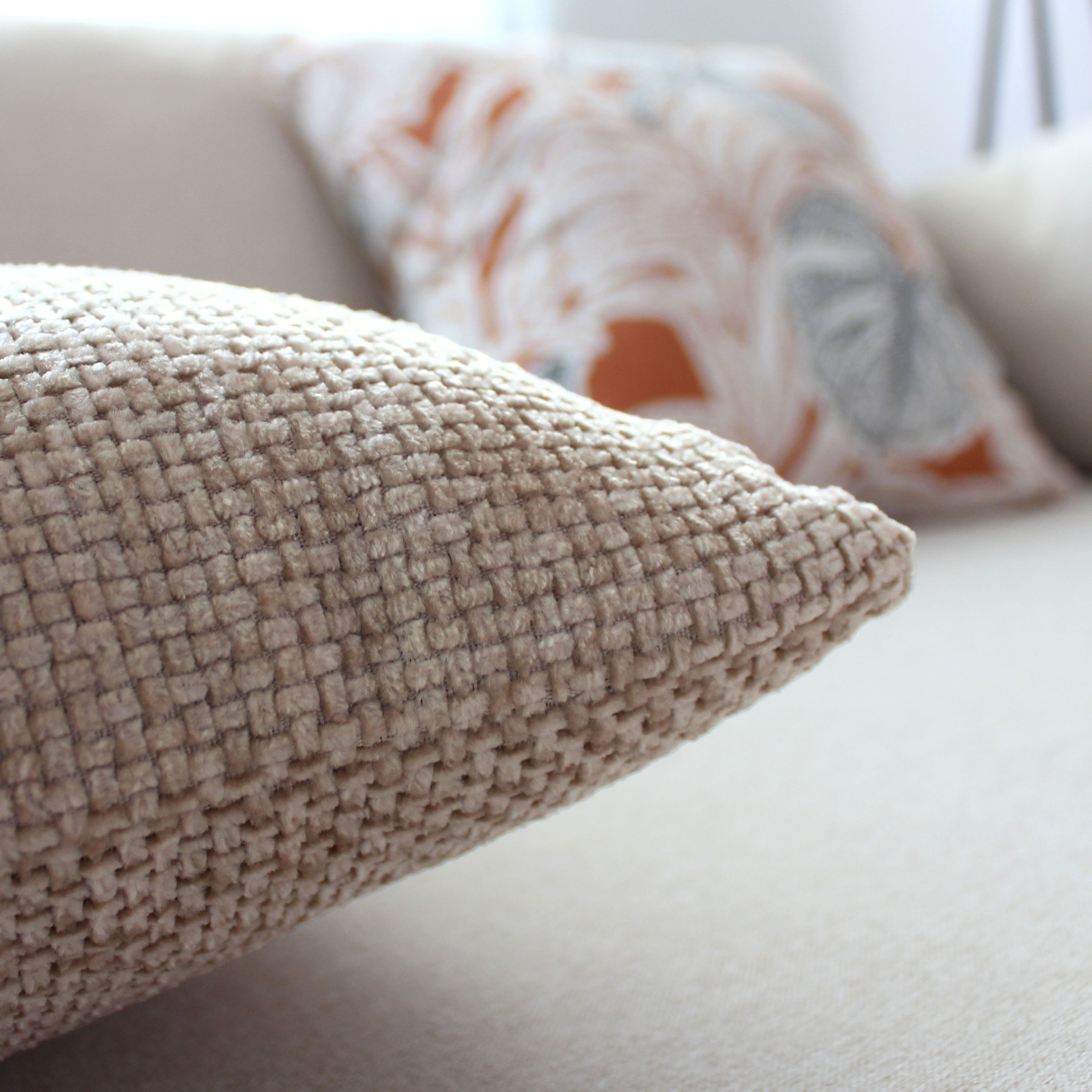 Coussin décoratif en velours chenillé — vue 3