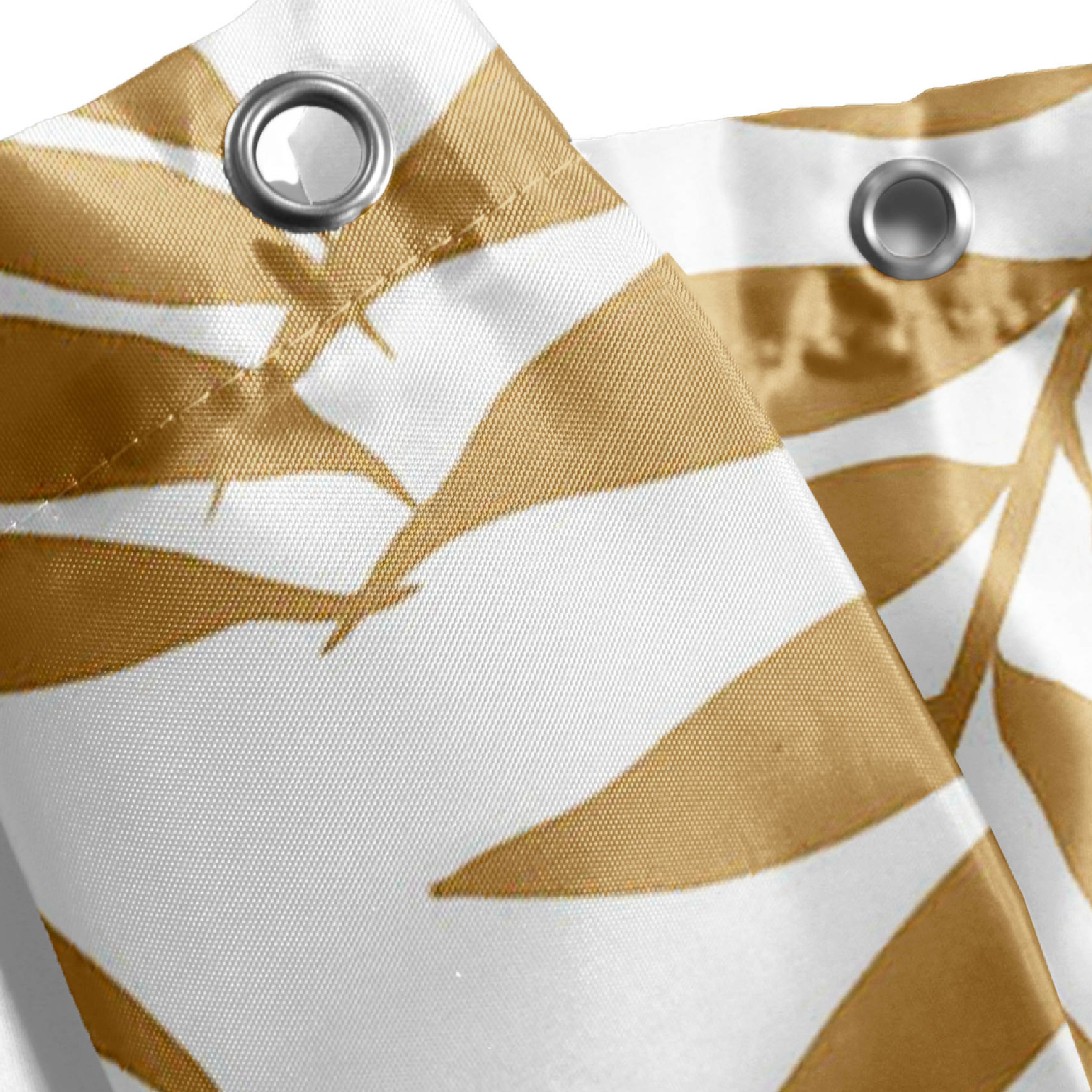 Rideau de Douche avec Crochets Kelly Blanc — vue 3