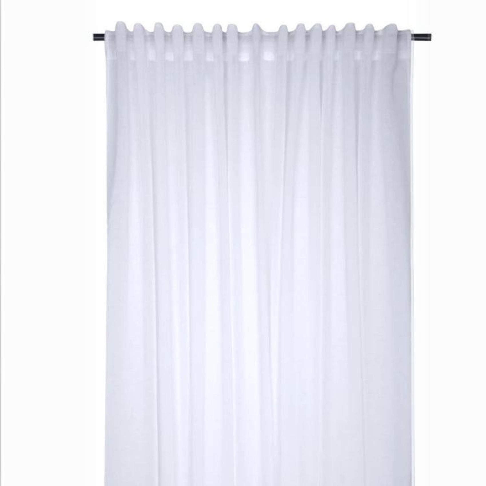 Voilage uni à passants dissimulés — vue 6