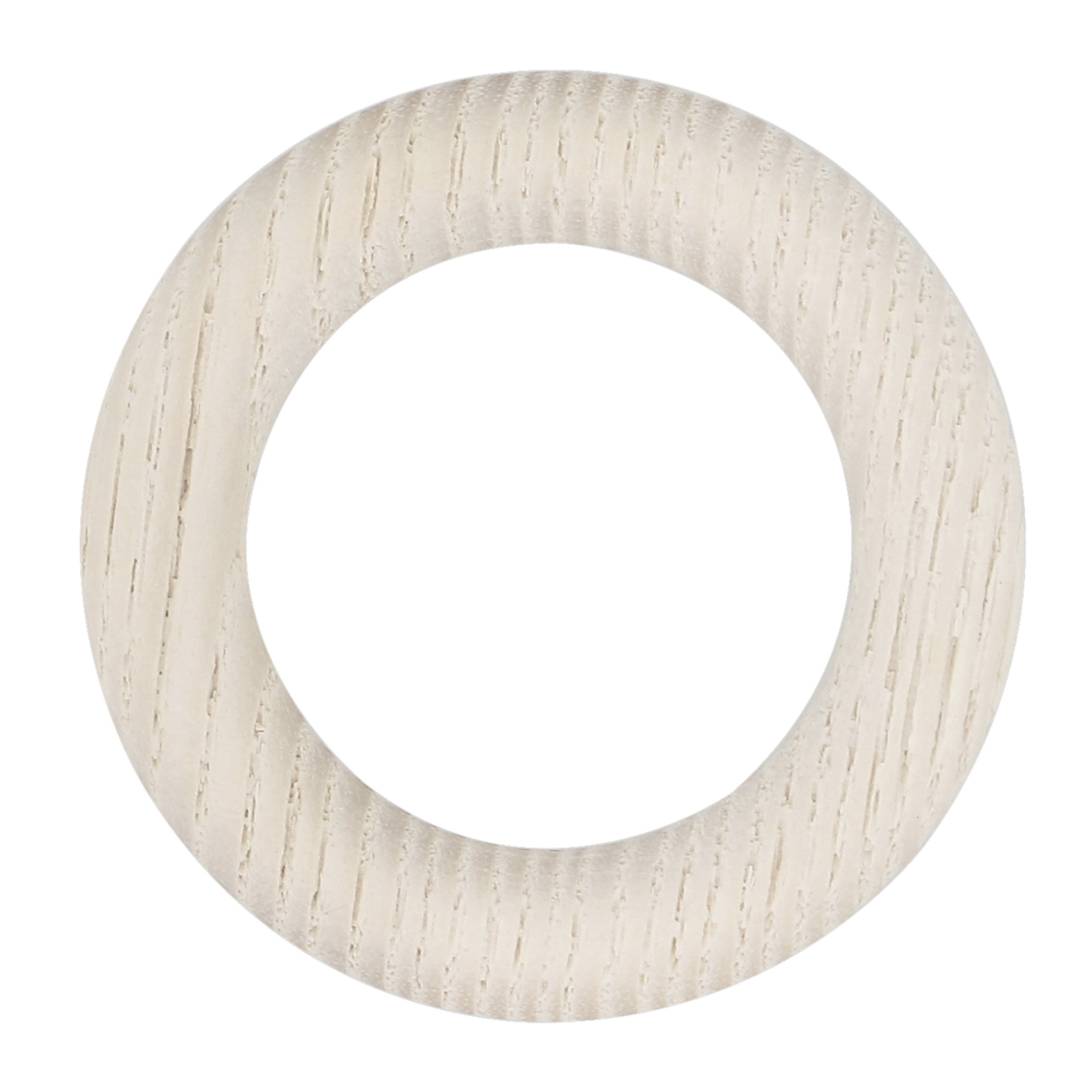 Lot de 10 anneaux en frêne pour tringle D28 mm